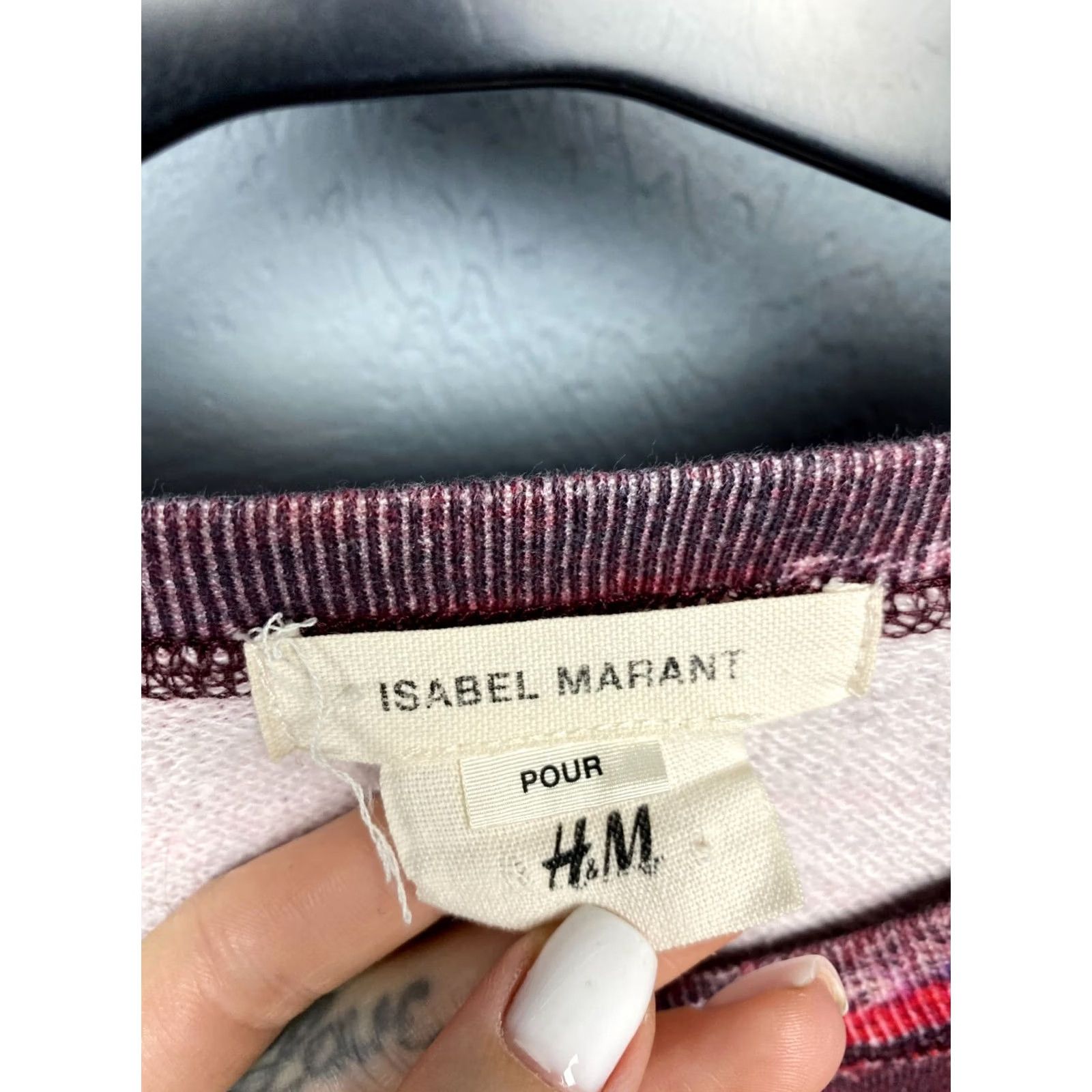 Isabel Marant Isabel Marant Pour H&M Womens Crew Neck Sweater Size M Multicolor Pullover Knit Shirt Womens M Size M / US 6-8 / IT 42-44 - 3 Thumbnail