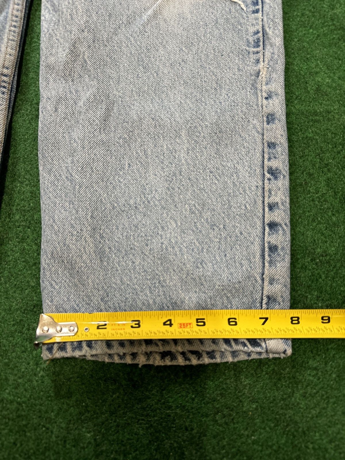 Levi's × Levi's Vintage Clothing × Vintage Vintage 90s Levi’s 550 Orange Tab Distressed Relaxed Jeans Size US 33 - 9 Thumbnail