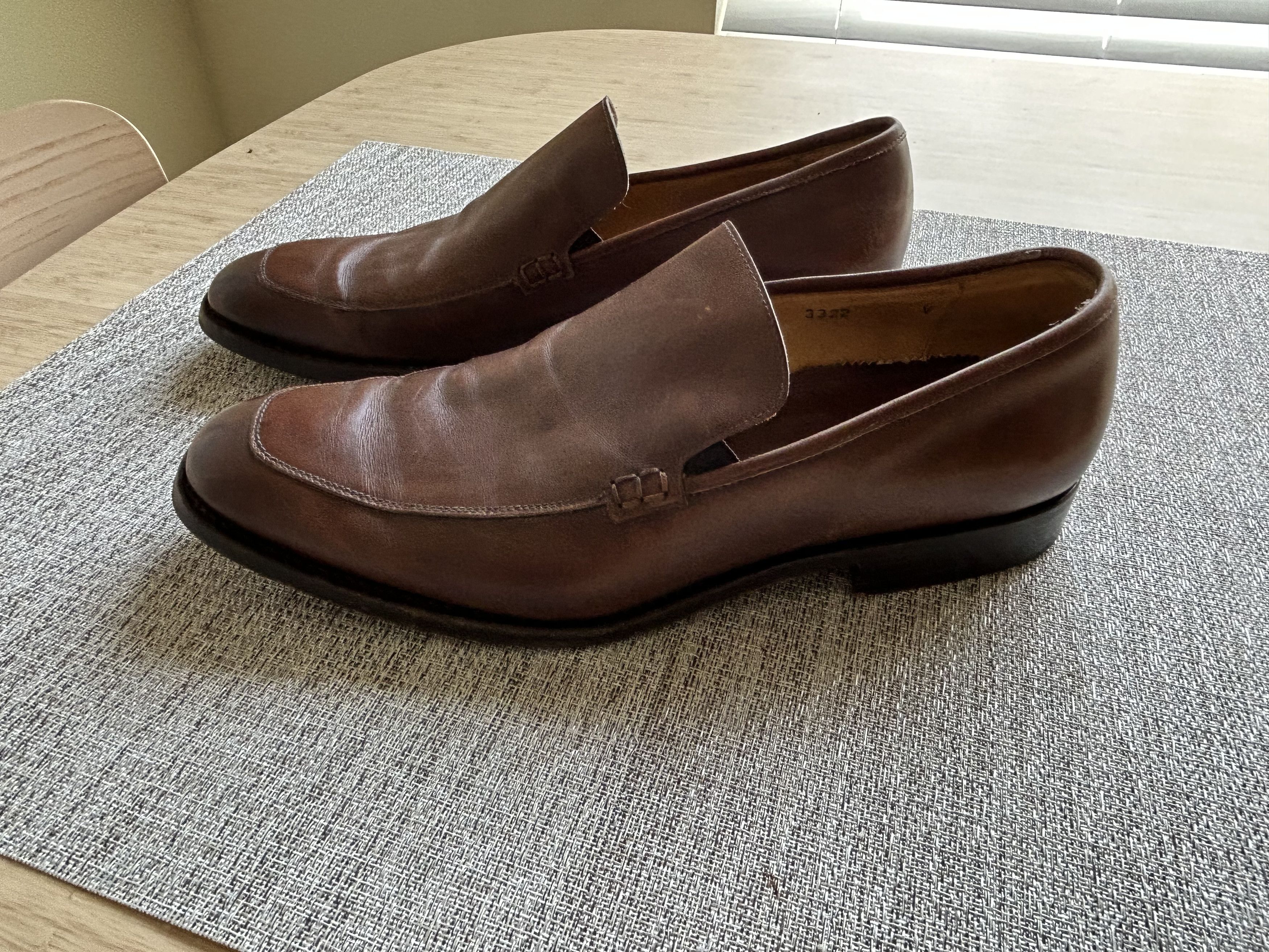 Other Varda Italian Leather Slip On Loafers Size US 11 / EU 44 - 7 Thumbnail
