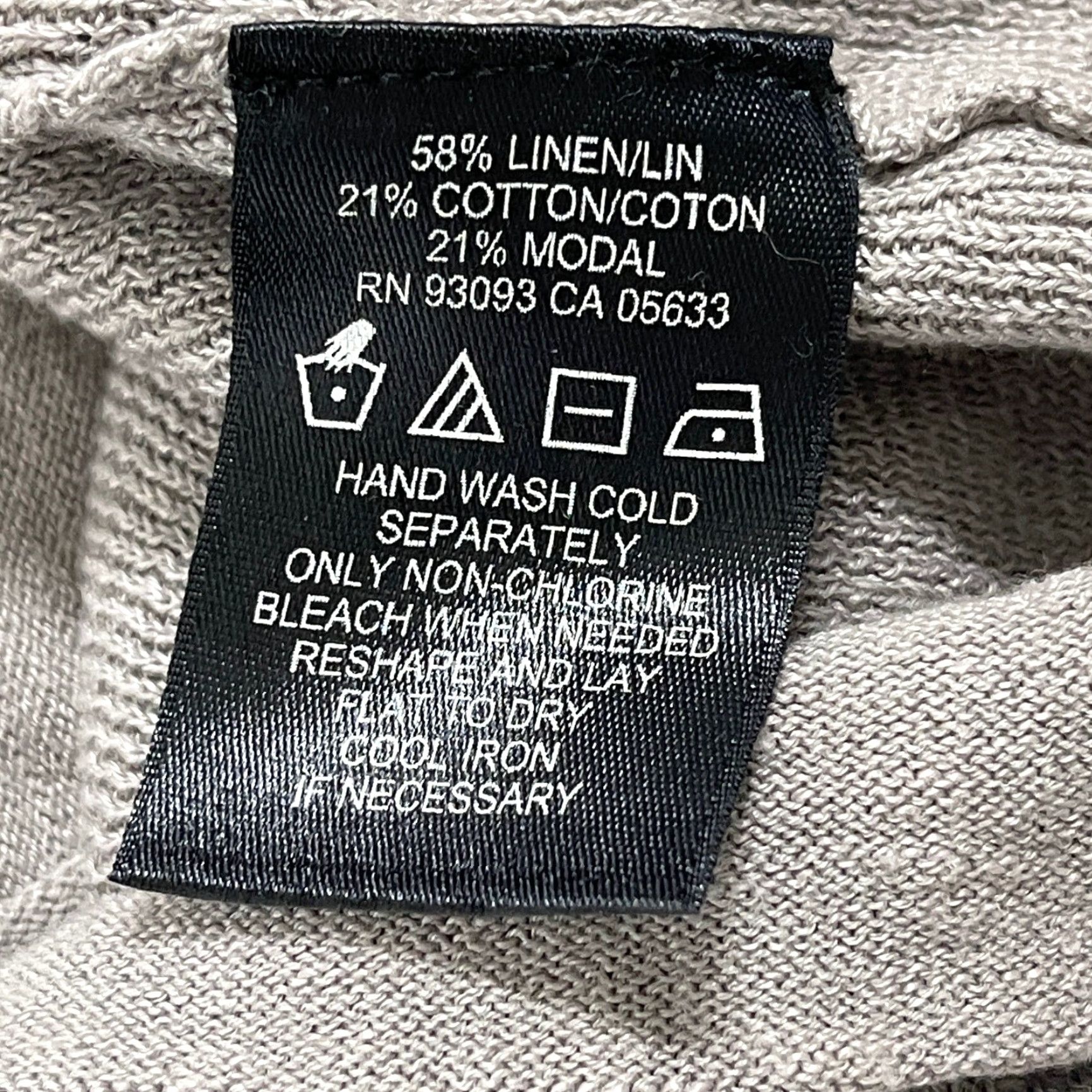 NIC+ZOE NIC ZOE Top Womens M Gray Green Linen Cotton Modal Sleeveless Tank Y2K Fairy Bohemian Casual Streetwear Womens Size M / US 6-8 / IT 42-44 - 4 Thumbnail