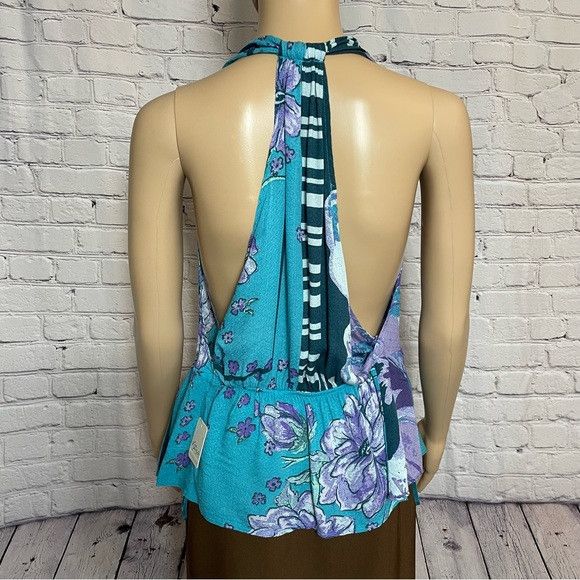 Free People NWT New Free People Hot Tropics Ocean Combo Tank Size L Size L / US 10 / IT 46 - 8 Thumbnail