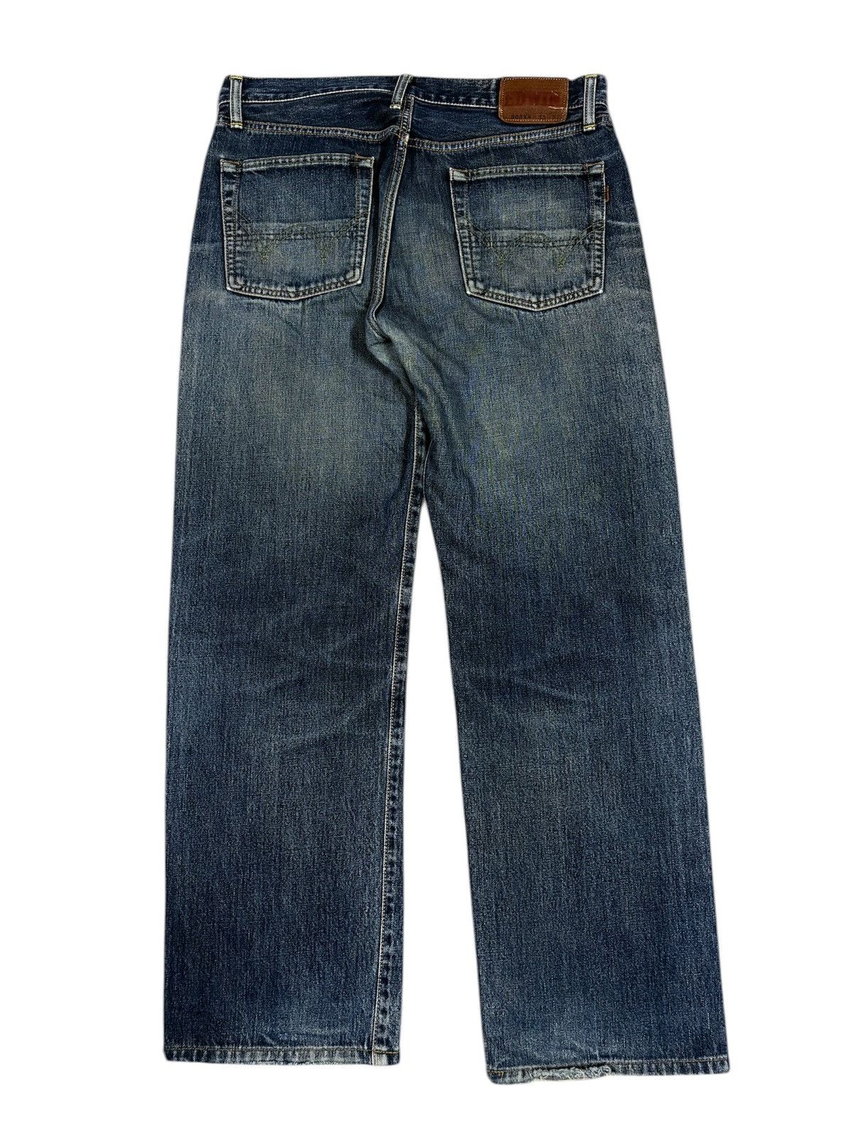 Edwin RARE 90s EDWIN 505XX DISTRESSED SELVEDGE REDLINE DENIM JEANS Size US 34 / EU 50 - 14 Thumbnail