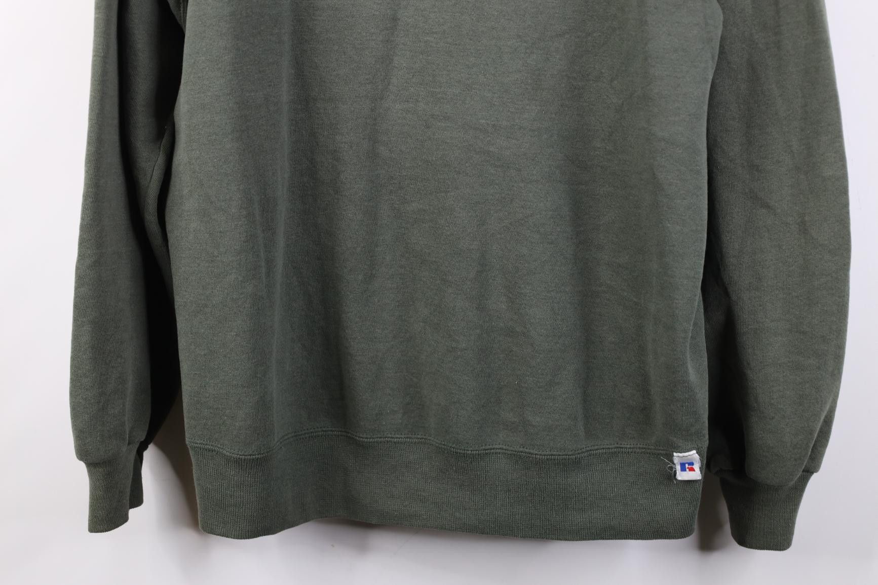 Russell Athletic Vintage 90s Russell Athletic Crewneck Sweatshirt Green USA Size US L / EU 52-54 / 3 - 3 Thumbnail