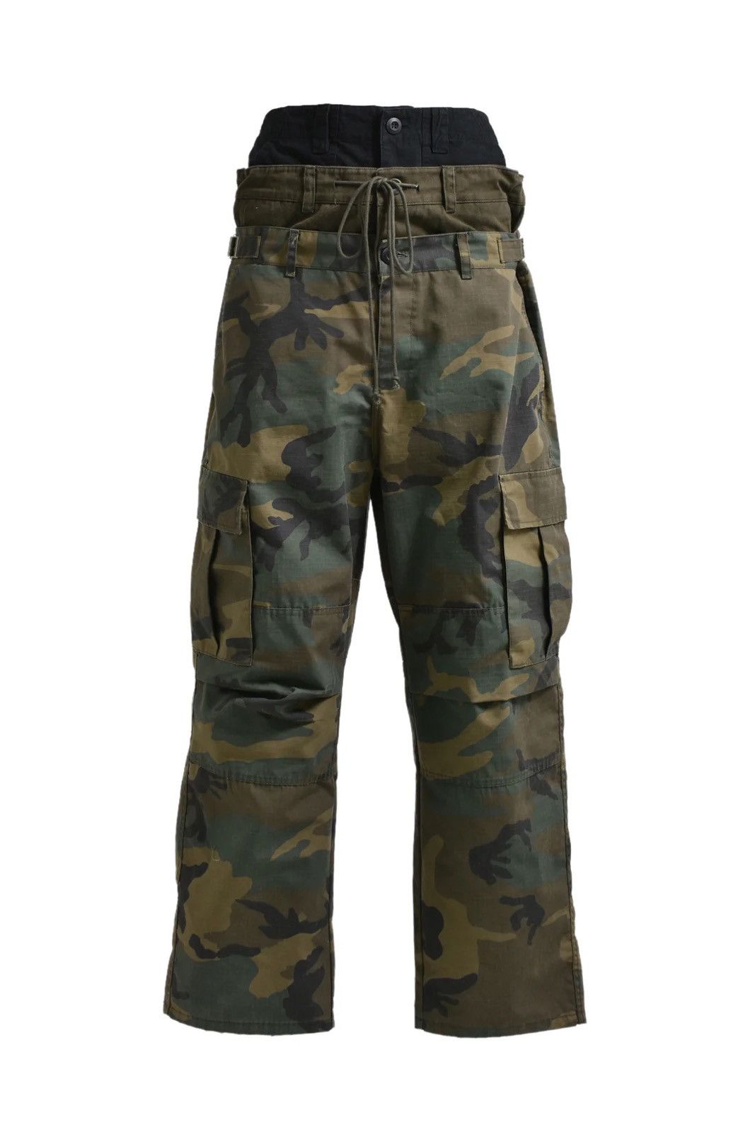 PROJECT G/R PROJECT GR 3 LAYERD CAMO CARGO PANTS Size 2 | Grailed
