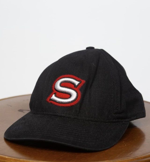 Stussy Vintage 90s Stussy S logo Flannel Cap Hat rare old washed Size ONE SIZE - 2 Thumbnail