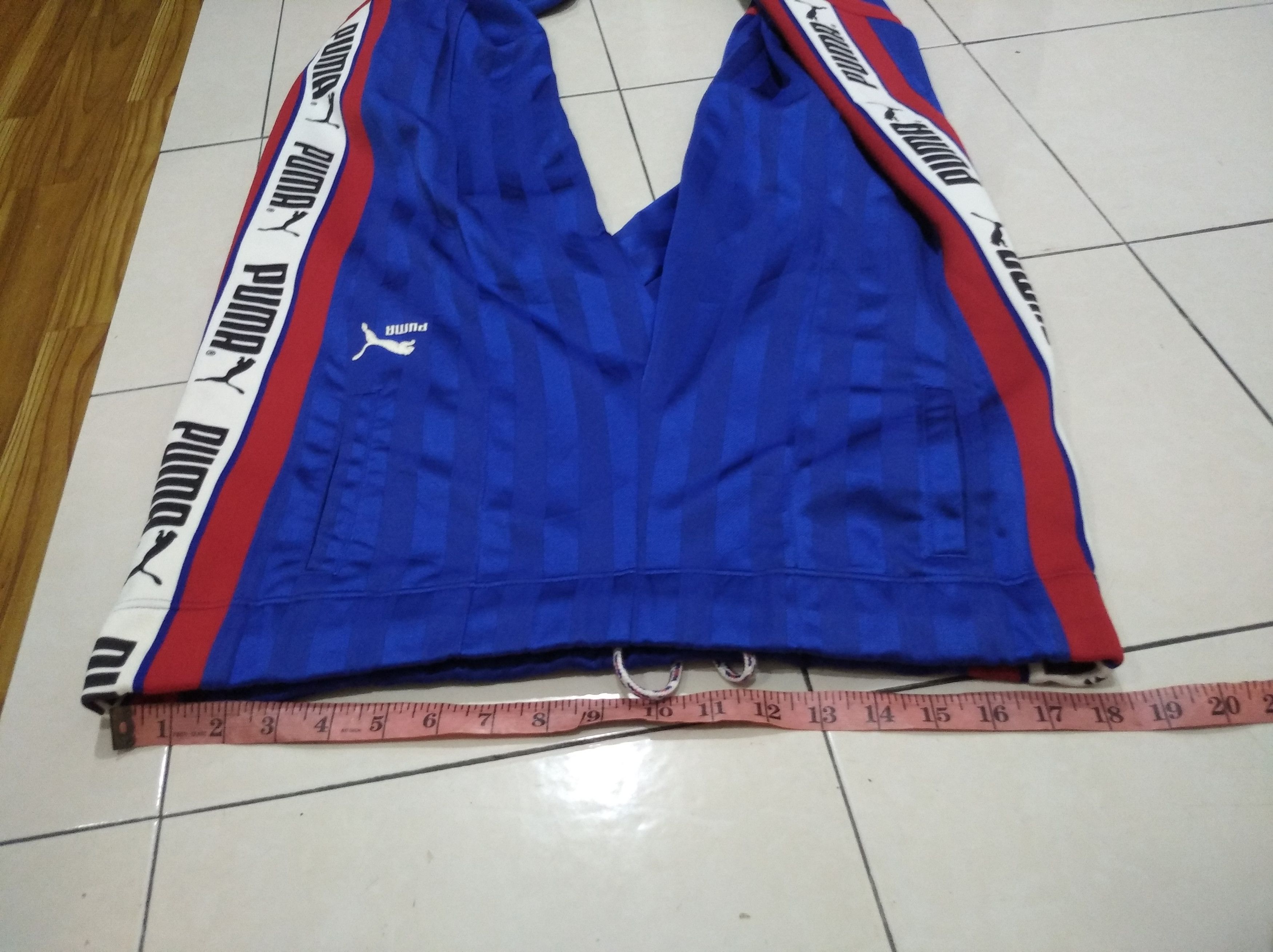 Puma × Vintage Vintage 90's Puma Sidetape logo track pant Size US 34 / EU 50 - 11 Thumbnail