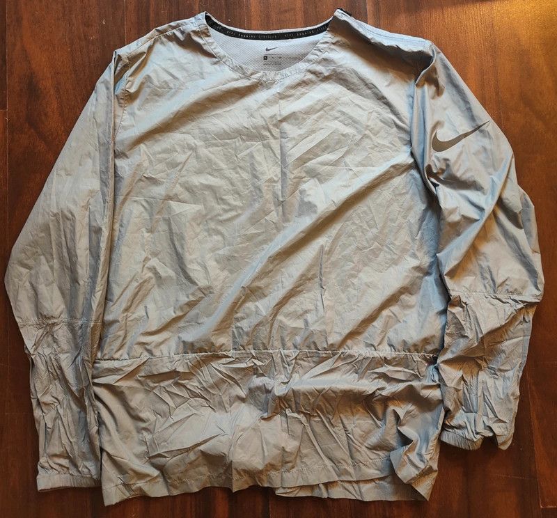 Nike Nike Running Division Crinkle Effect Crew Jacket XL Size US XL / EU 56 / 4 - 1 Thumbnail
