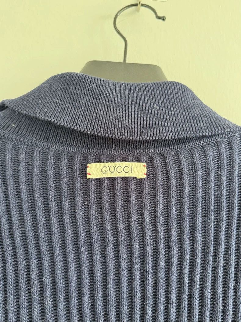 Gucci Gucci Co-branded SS21 cartoon cotton and wool blended lapel Size US S / EU 44-46 / 1 - 5 Thumbnail