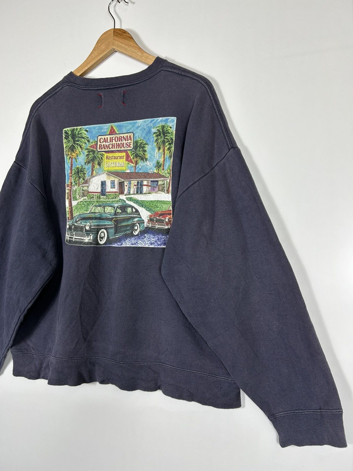 Sun Surf 🌊California Ranch House Sun Faded Baggy Sweatshirt Size US M / EU 48-50 / 2 - 12 Thumbnail