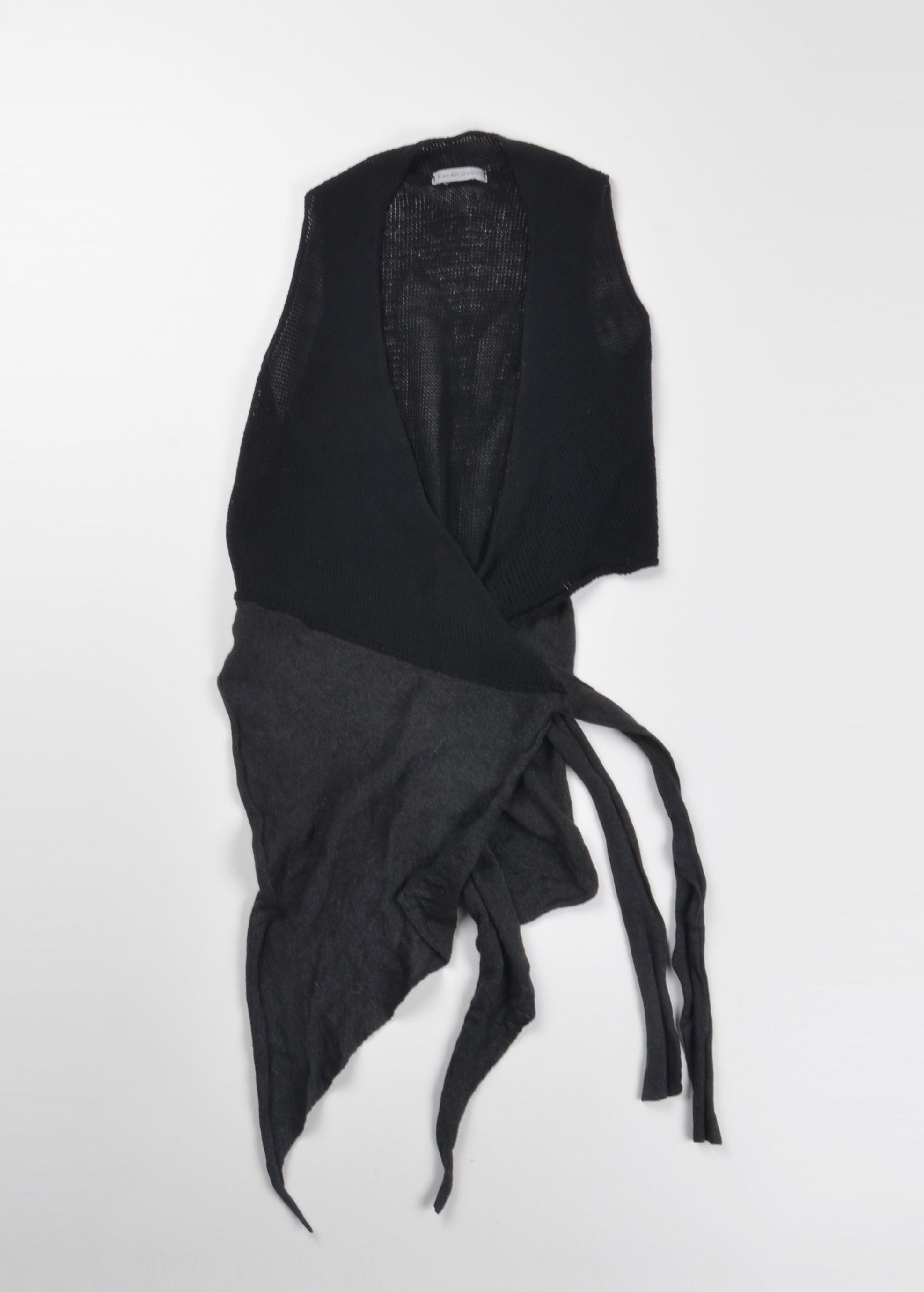 Sarah Pacini Sarah Pacini Avant Garde Asymmetrical Wrap Draped Top Size ONE SIZE - 4 Thumbnail