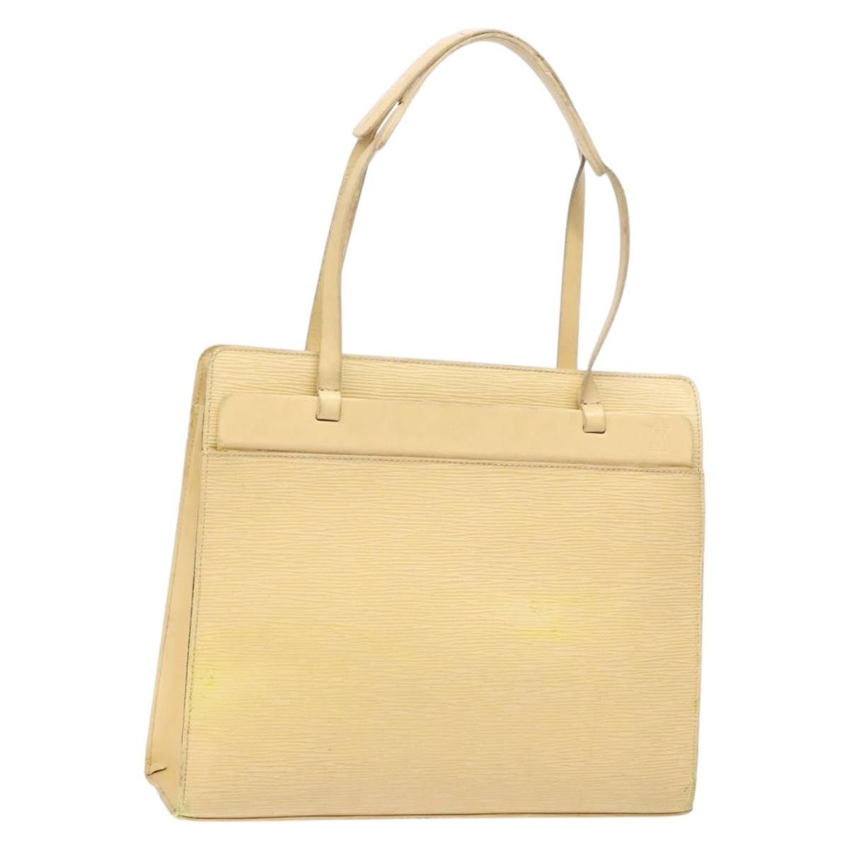 Louis Vuitton LOUIS VUITTON Epi Croisette PM Tote Bag Vanilla M5249a Size ONE SIZE - 1 Thumbnail