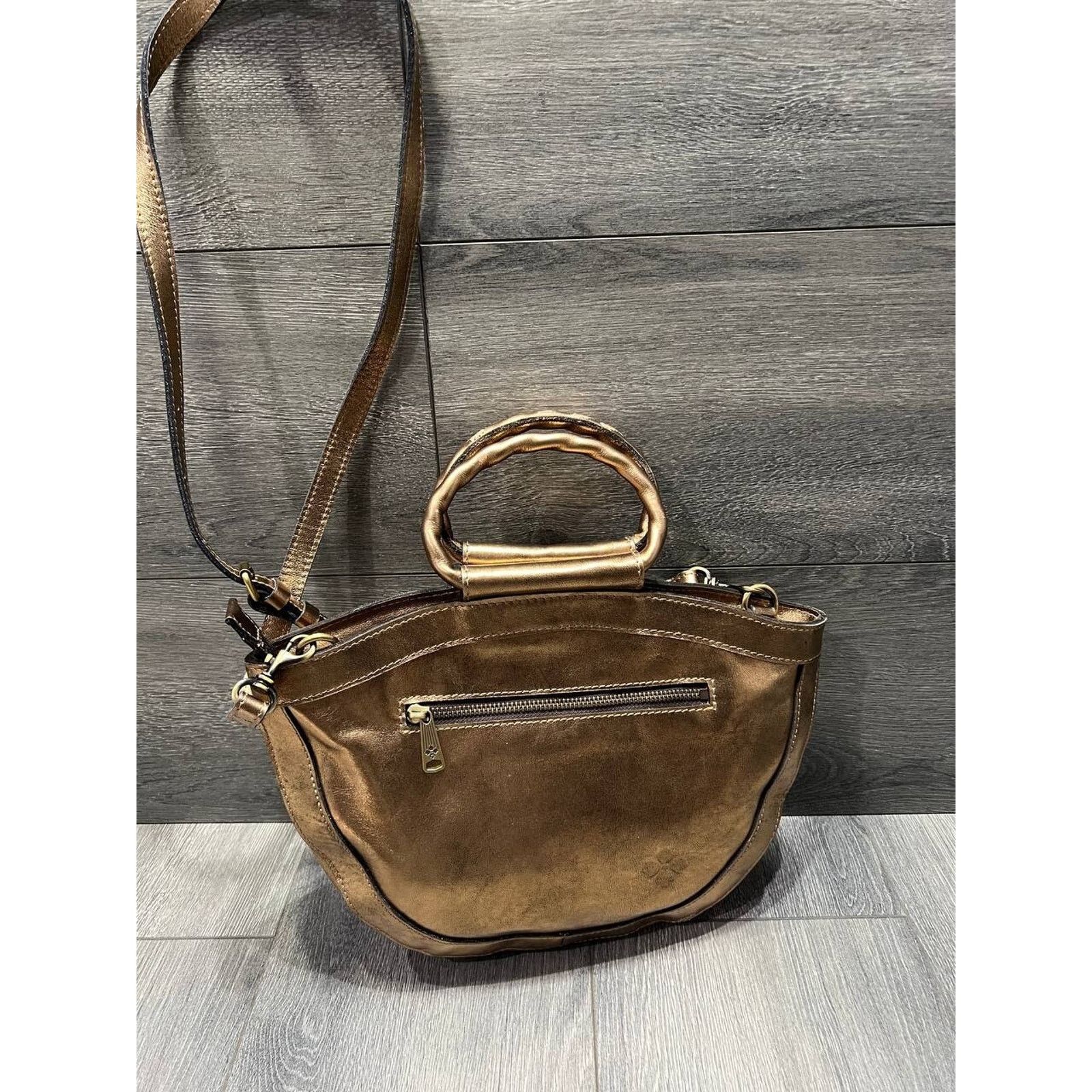 Patricia Nash Patricia Nash Woven Leather Ossi Top Handle Satchel A628968 Size ONE SIZE - 3 Thumbnail