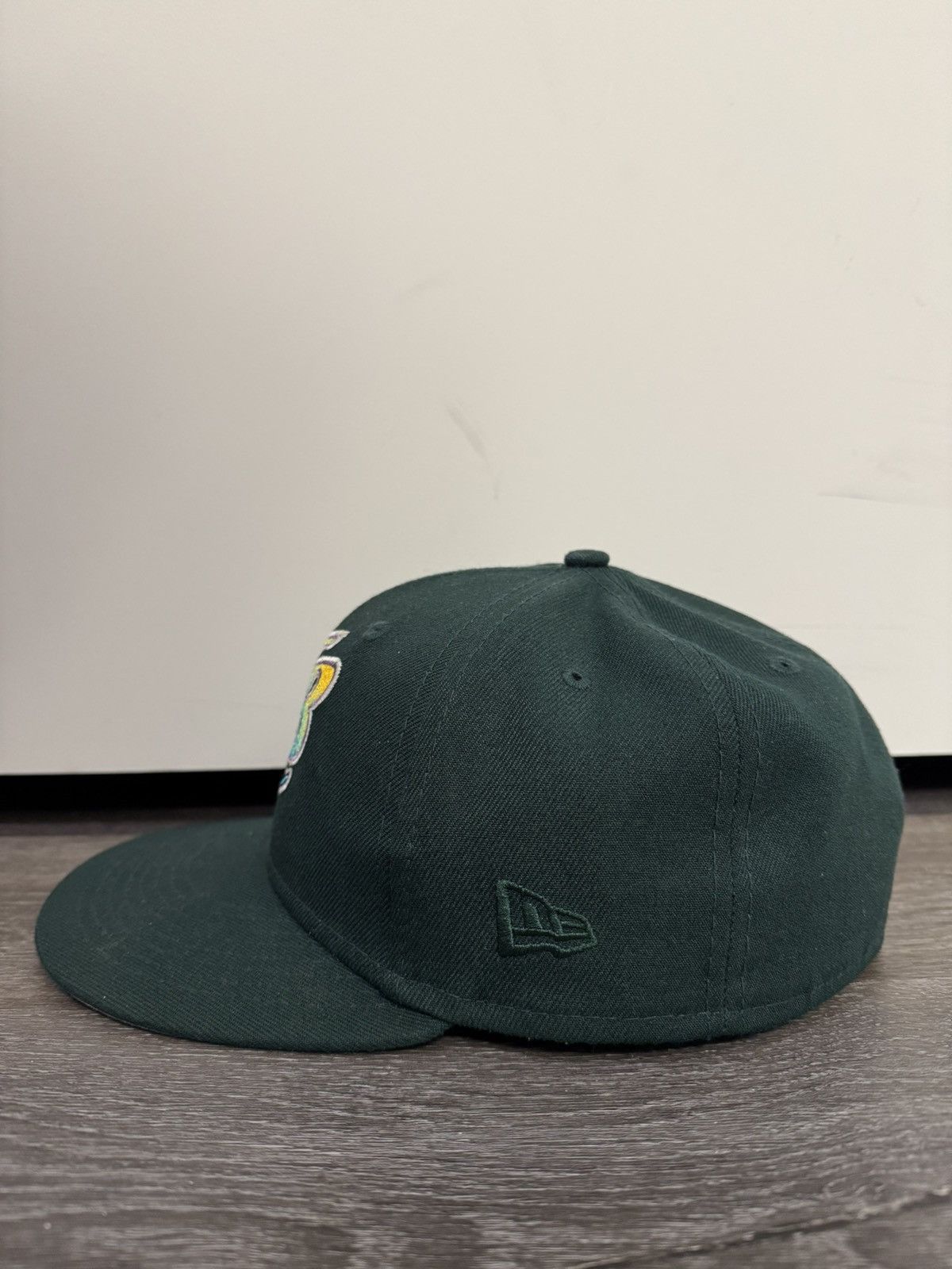 MLB Tampa Bay Rays New Era MLB Custom Green Baseball Hat 7 1/4 Size ONE SIZE - 4 Thumbnail