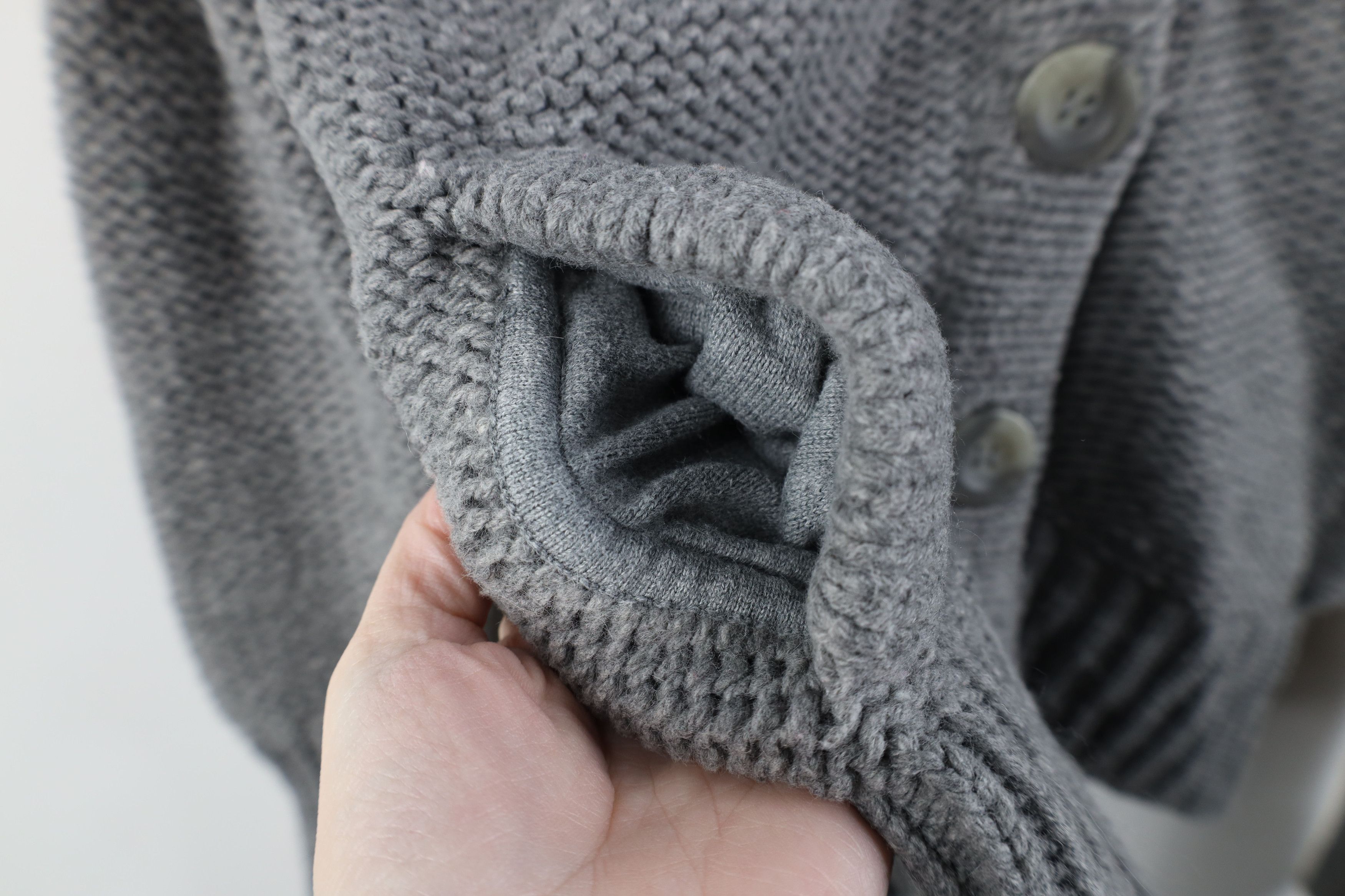 American Eagle Outfitters Vintage Y2K American Eagle Wool Chunky Knit Cardigan Sweater Size M / US 6-8 / IT 42-44 - 6 Thumbnail