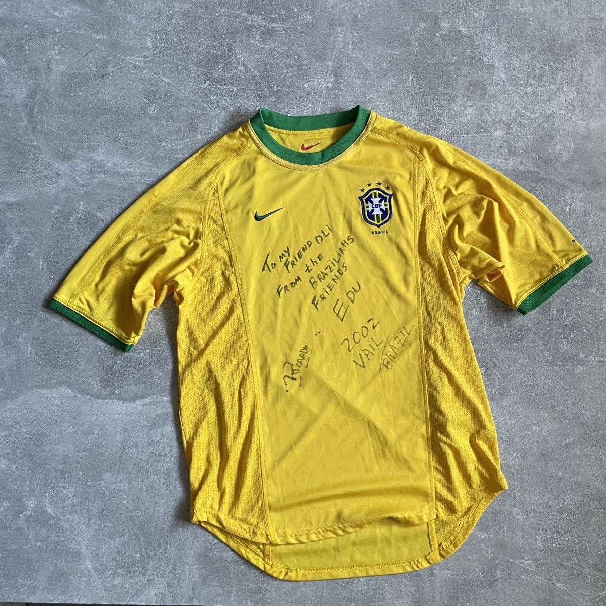 Nike Vintage Nike Brazil Soccer Jersey Football Shirt tee RARE Size US M / EU 48-50 / 2 - 1 Thumbnail