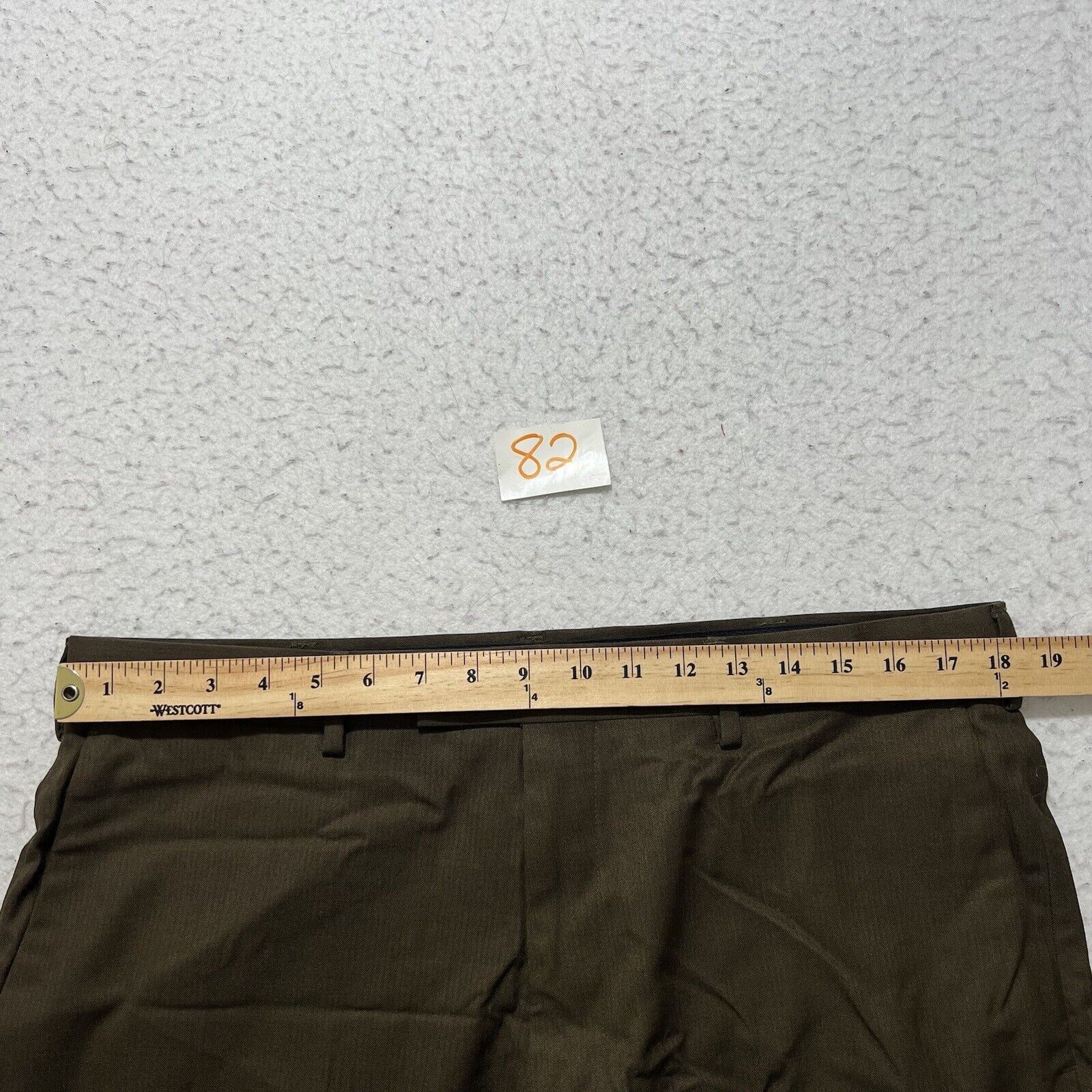Perry Ellis Perry Ellis 36x32 Flat Front Straight Brown Suit Dress Pants Size US 36 / EU 52 - 8 Thumbnail