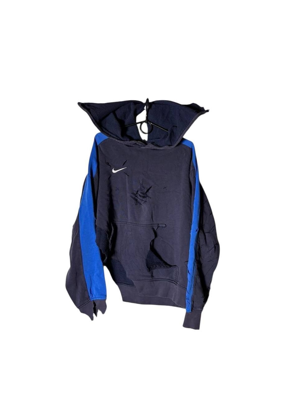 Designer Custom 1 of 1 NIKE CRAZY DISTRESSED HOODIE Vintage Size US M / EU 48-50 / 2 - 1 Thumbnail