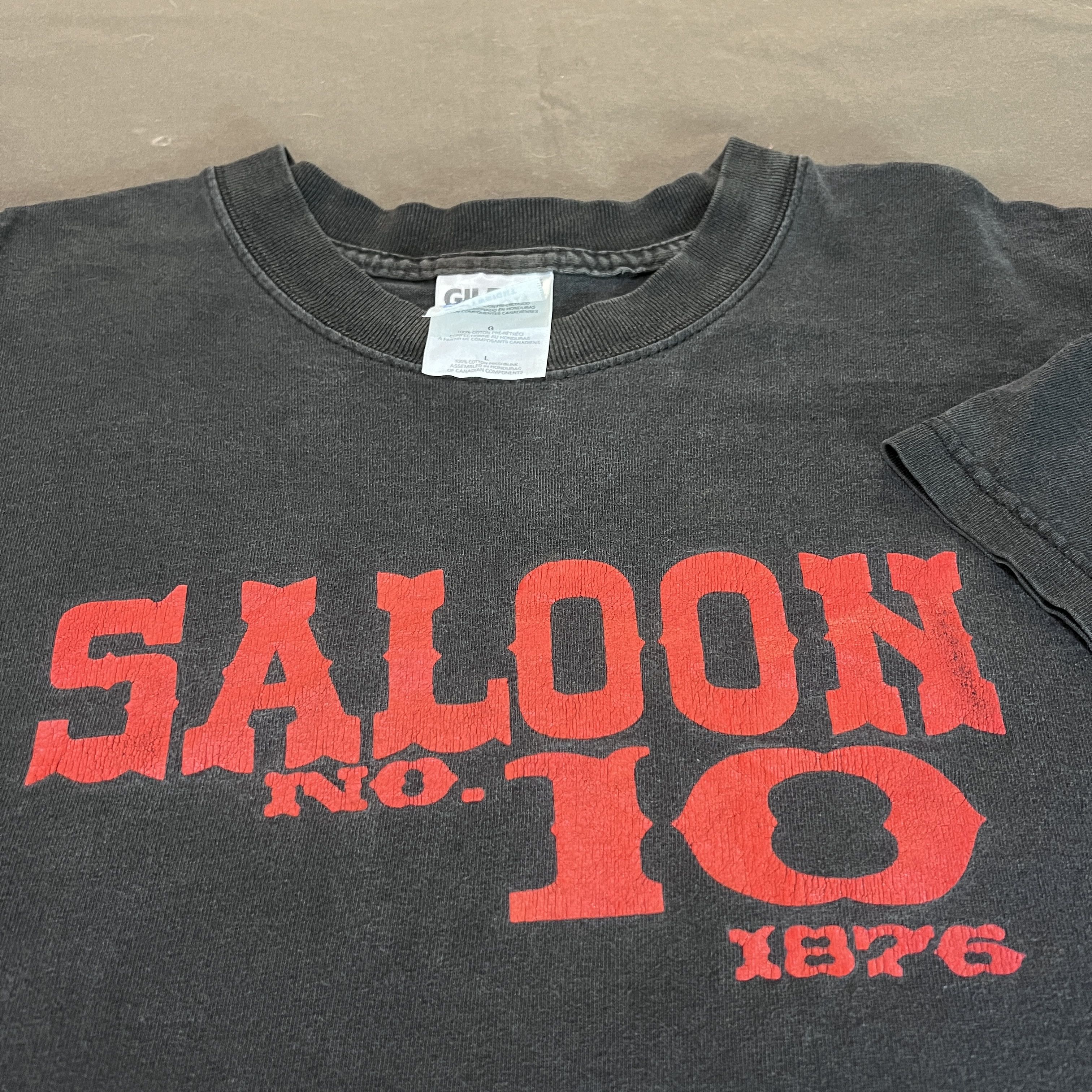 Vintage Vintage Y2K Saloon No 10 Deadwood Dakota Promo Tee Faded Gun Size US L / EU 52-54 / 3 - 8 Thumbnail