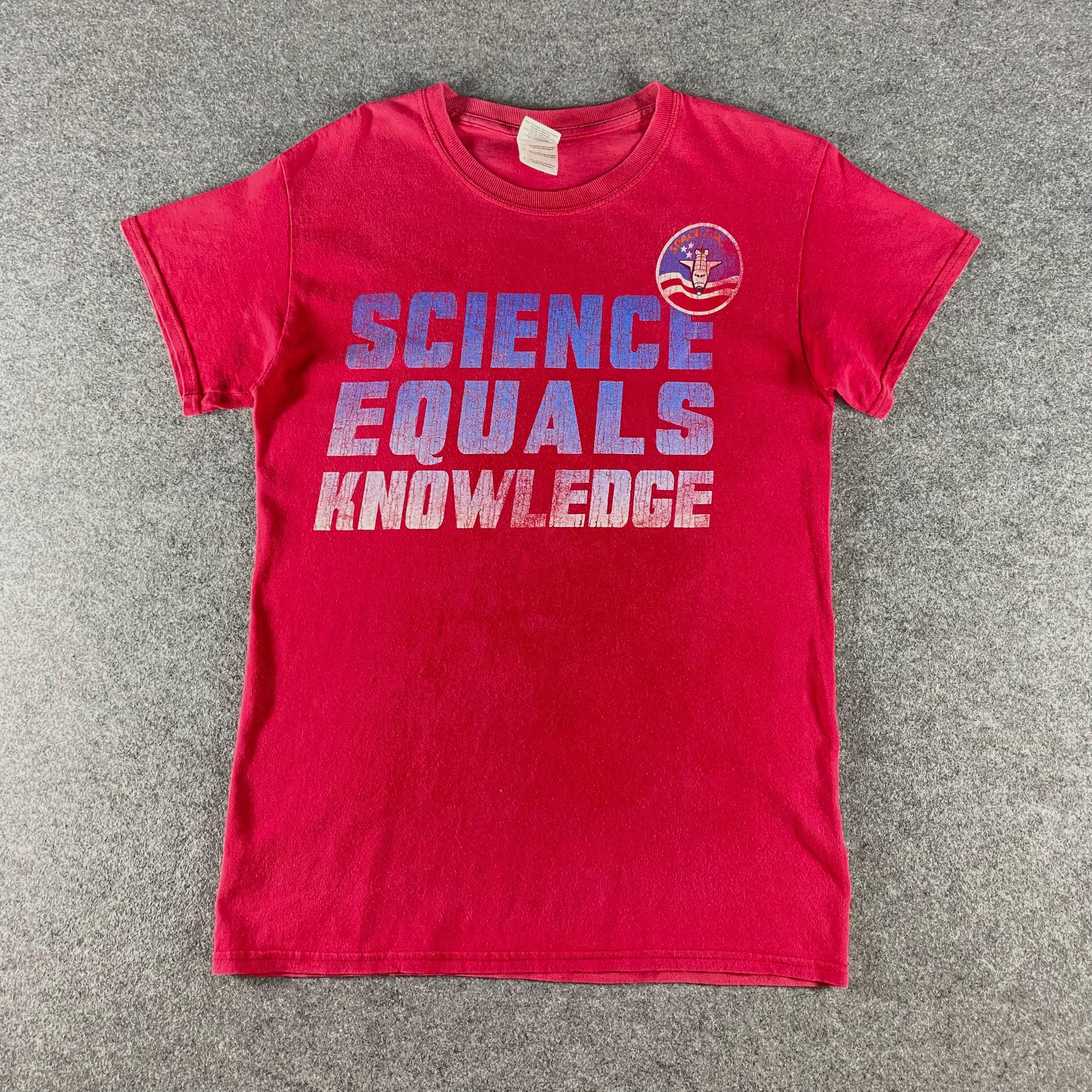 Other Vintage Science Equals Knowledge Tshirt Size US S / EU 44-46 / 1 - 1 Thumbnail
