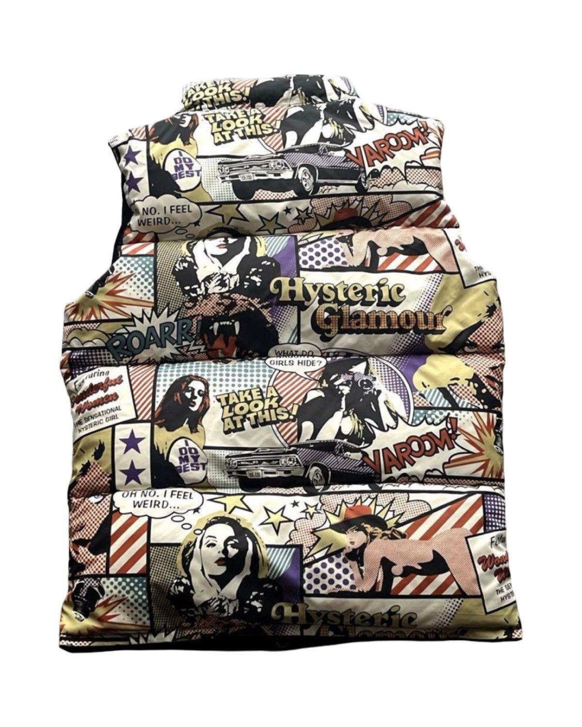 Hysteric Glamour Hysteric Glamour Comic Puffer Vest Jacket Size US S / EU 44-46 / 1 - 2 Thumbnail