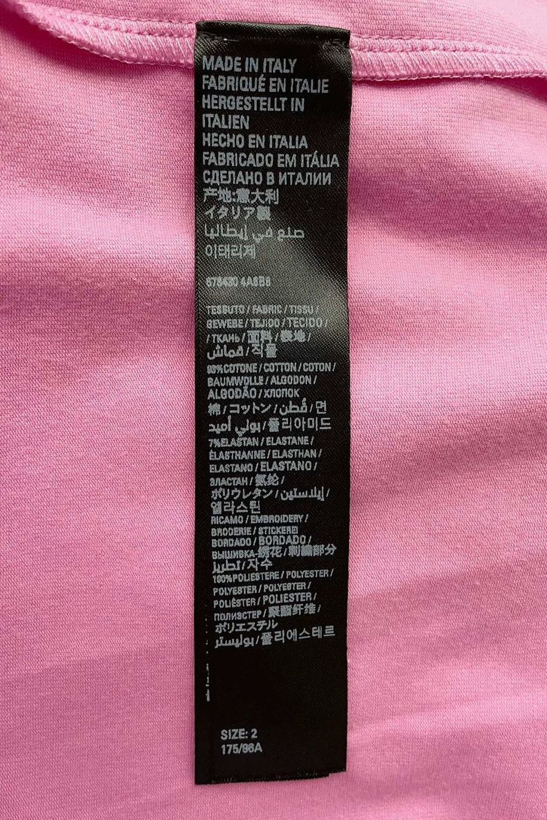Balenciaga Balenciaga Pink Embroidered Short Sleeve Size US M / EU 48-50 / 2 - 6 Thumbnail