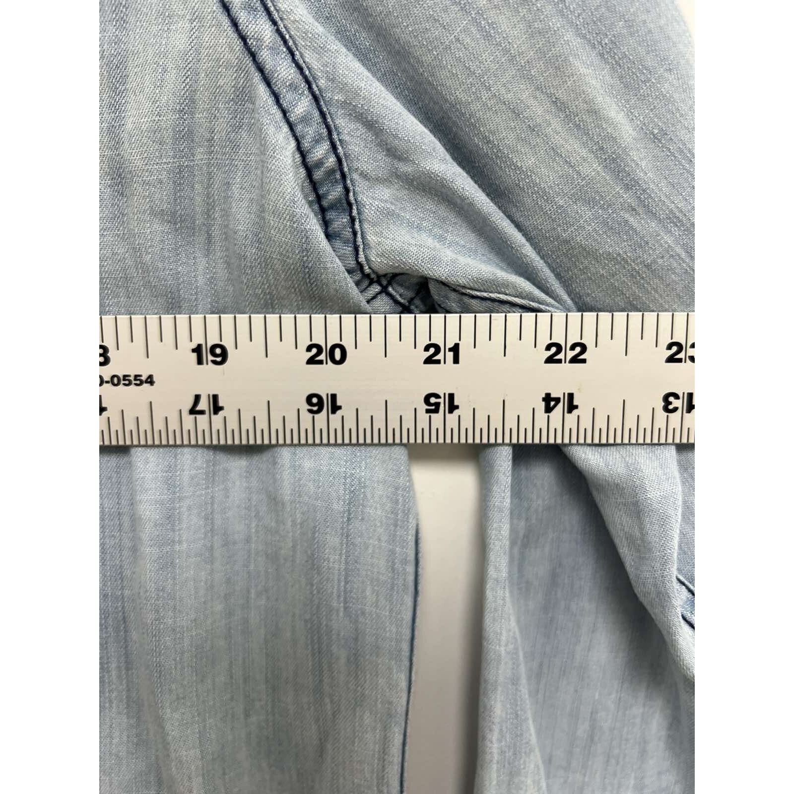 Orvis Orvis Women Tunic Jeans Button Long Sleeve Tencel A001633 Size XL / US 12-14 / IT 48-50 - 11 Thumbnail