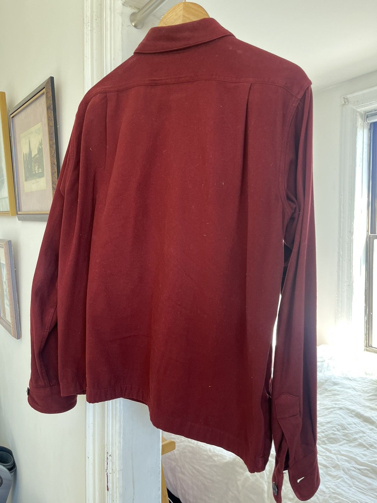 Corridor Corridor crimson moleskin military jacket (M) Size US M / EU 48-50 / 2 - 2 Thumbnail