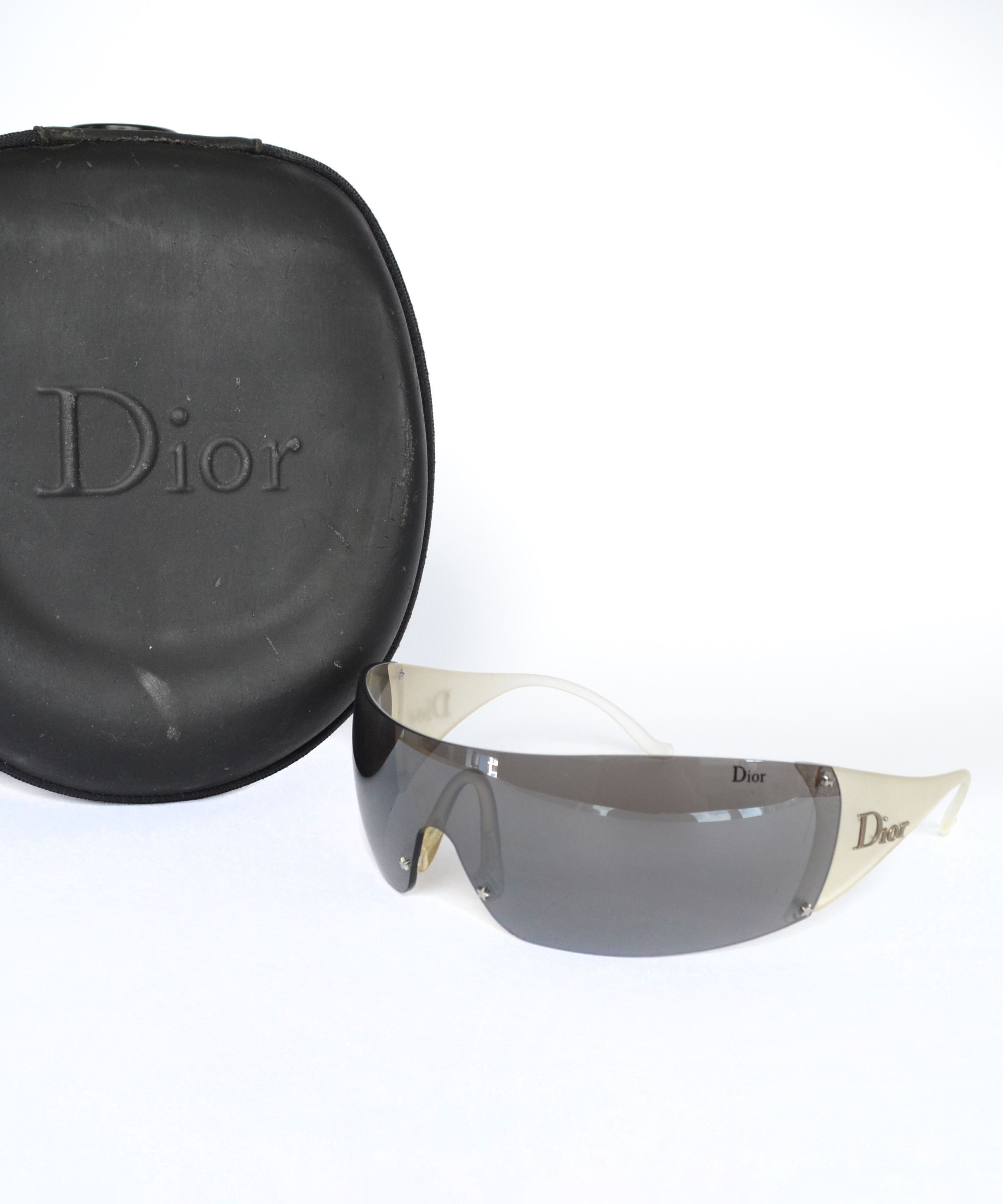 Dior DIOR Sunglasses Ski 5 Logo Sport Shield Mask Vintage Wrap Size ONE SIZE - 2 Thumbnail