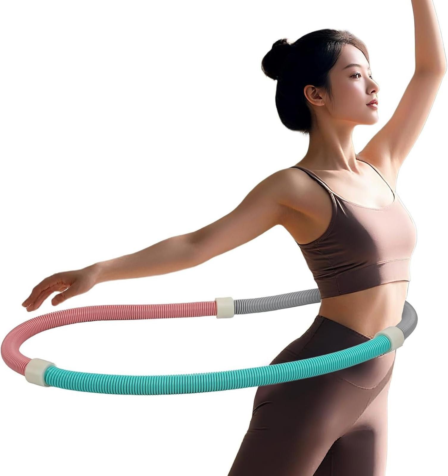 Other Abdominal Spring Foldable Workout Hula Hoop Quiet Weighted Size ONE SIZE - 1 Thumbnail
