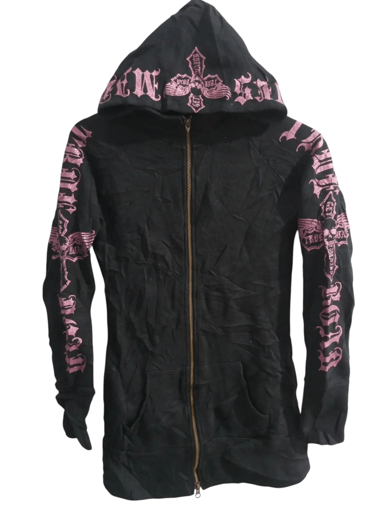 20471120 Vintage Galmourous punk angles hoodie Size US S / EU 44-46 / 1 - 2 Thumbnail