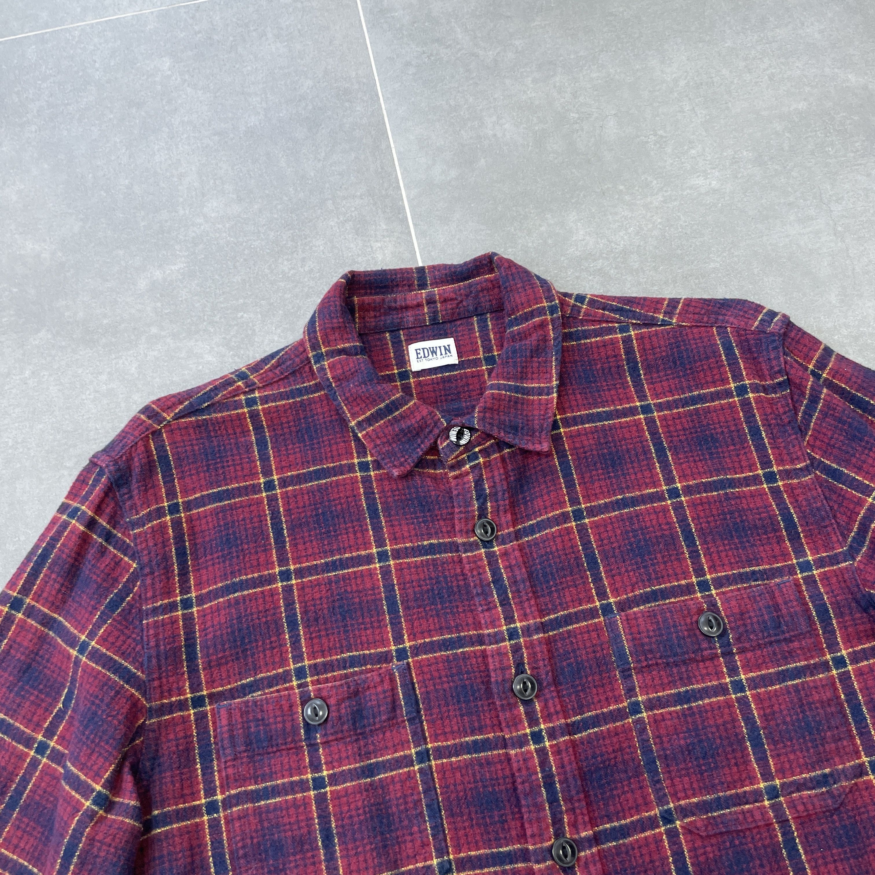 Edwin Edwin Labour Button Shirt Size M Size US M / EU 48-50 / 2 - 8 Thumbnail