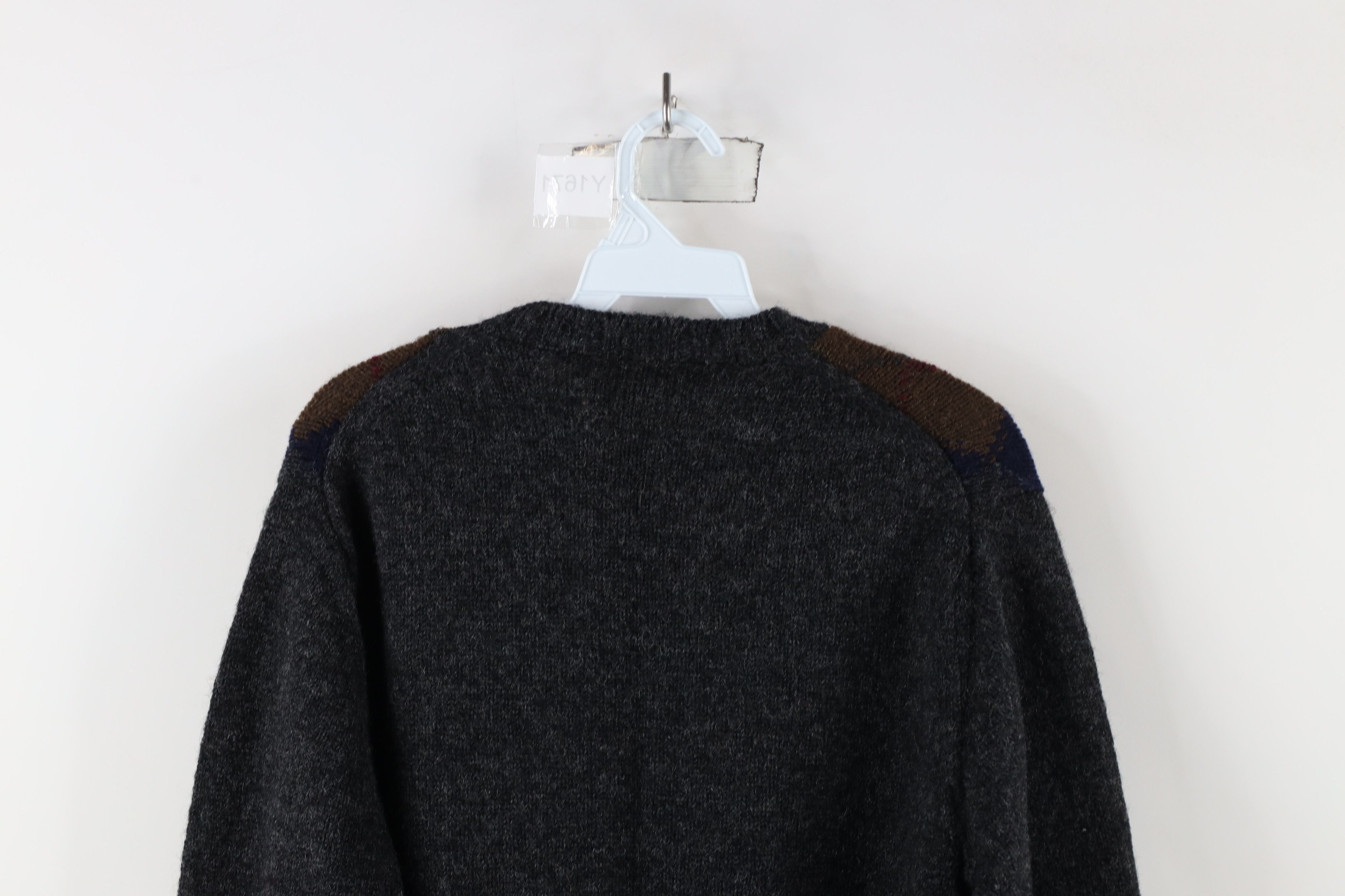 Vintage Vintage 50s Streetwear Argyle Diamond Wool Knit Sweater Size US M / EU 48-50 / 2 - 8 Thumbnail