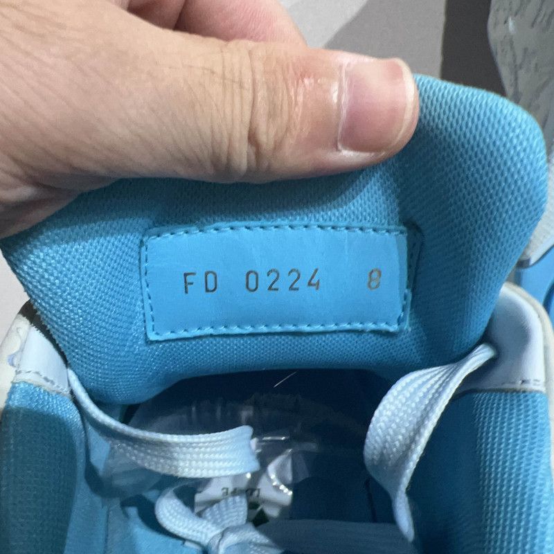 Louis Vuitton Tyler x Louis Vuitton Blue Low Top Trainers -2508 Size US 8.5 / EU 41-42 - 4 Thumbnail