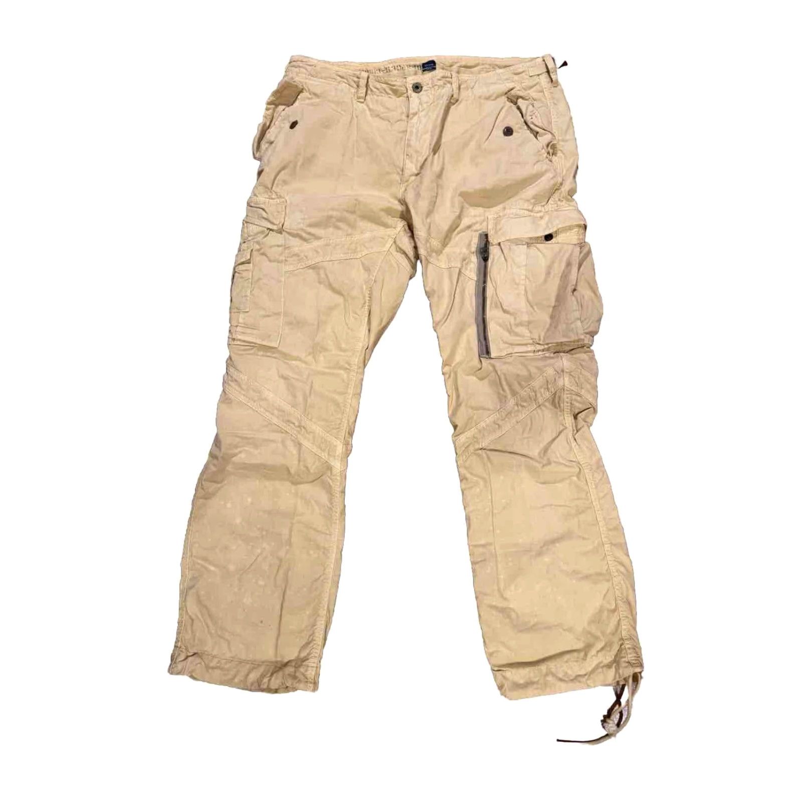 Polo Ralph Lauren VINTAGE Polo Ralph Lauren M-1957 Straight Fit Utility Cargo Pants Men 38/32 Beige Cargo Pants Men Size US M / EU 48-50 / 2 - 2 Thumbnail