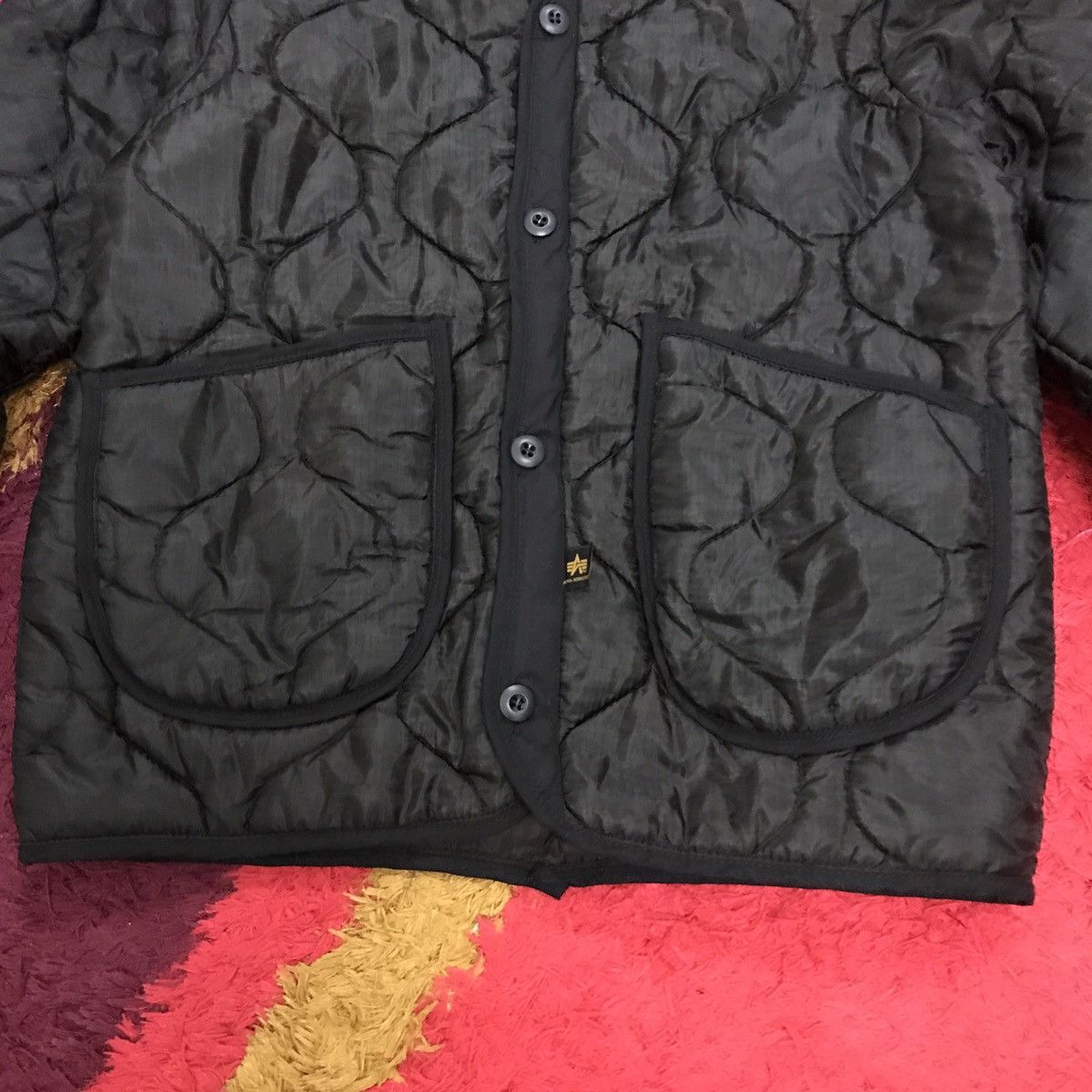 Alpha Industries × Vintage Vtg Alpha industries lining bomber jacket Size US M / EU 48-50 / 2 - 2 Thumbnail