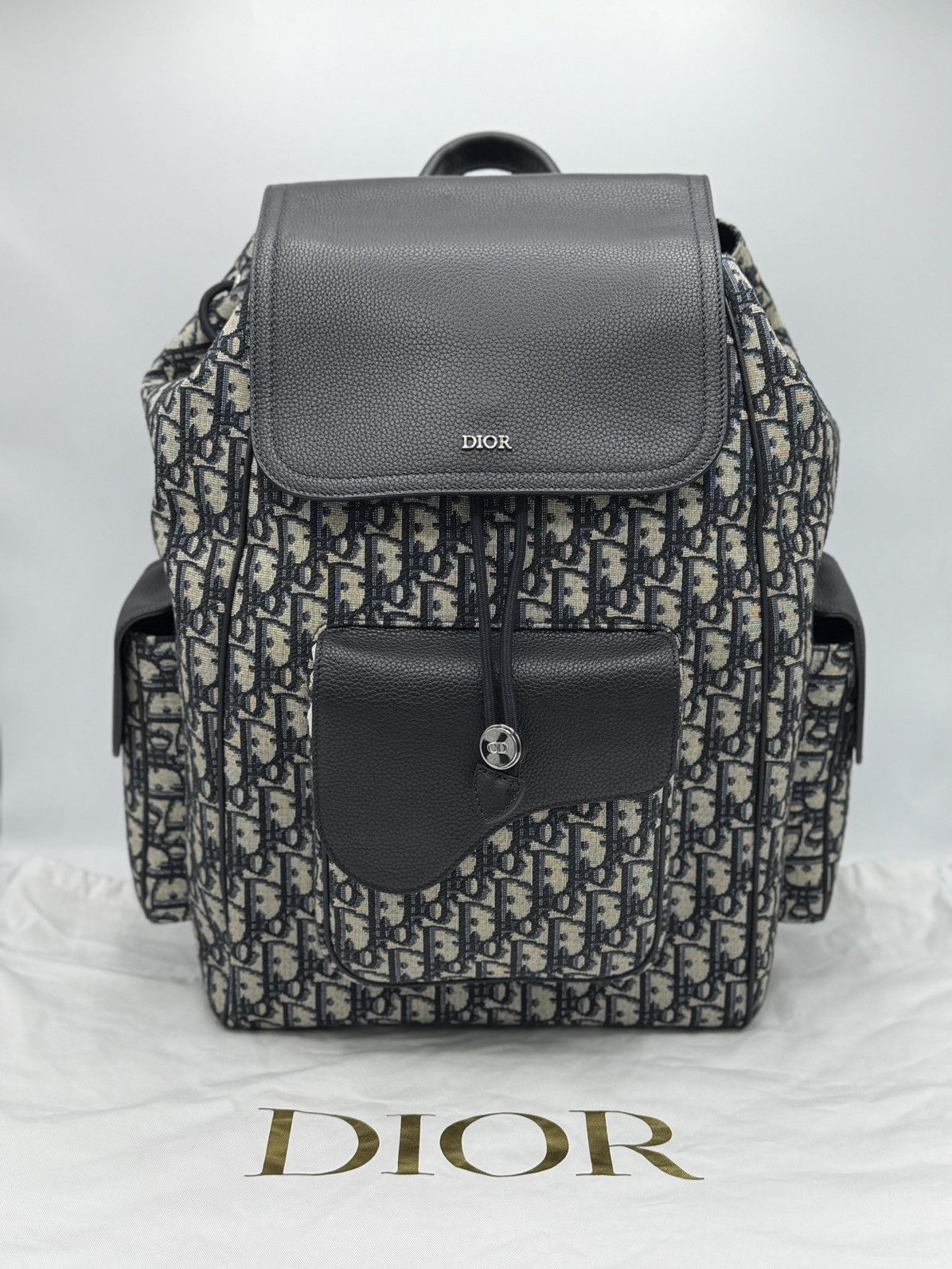 Dior Deadstock Dior Saddle Monogram backpack Size ONE SIZE - 1 Thumbnail