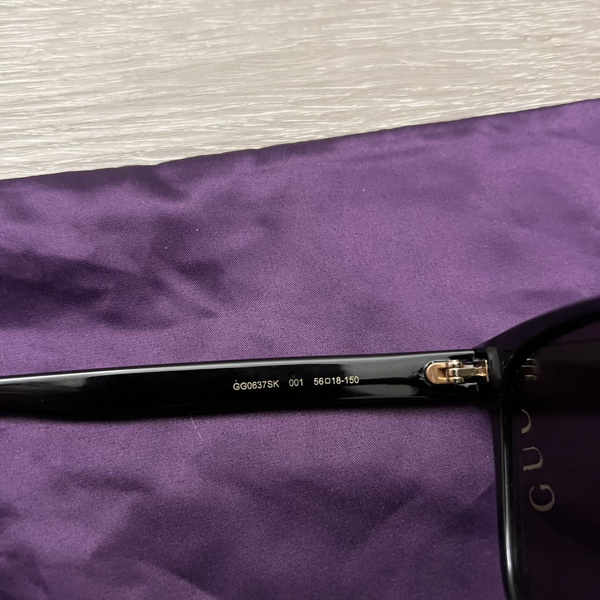 Gucci Gucci Square Sunglasses GG0637SK 001 Unisex Size ONE SIZE - 11 Thumbnail