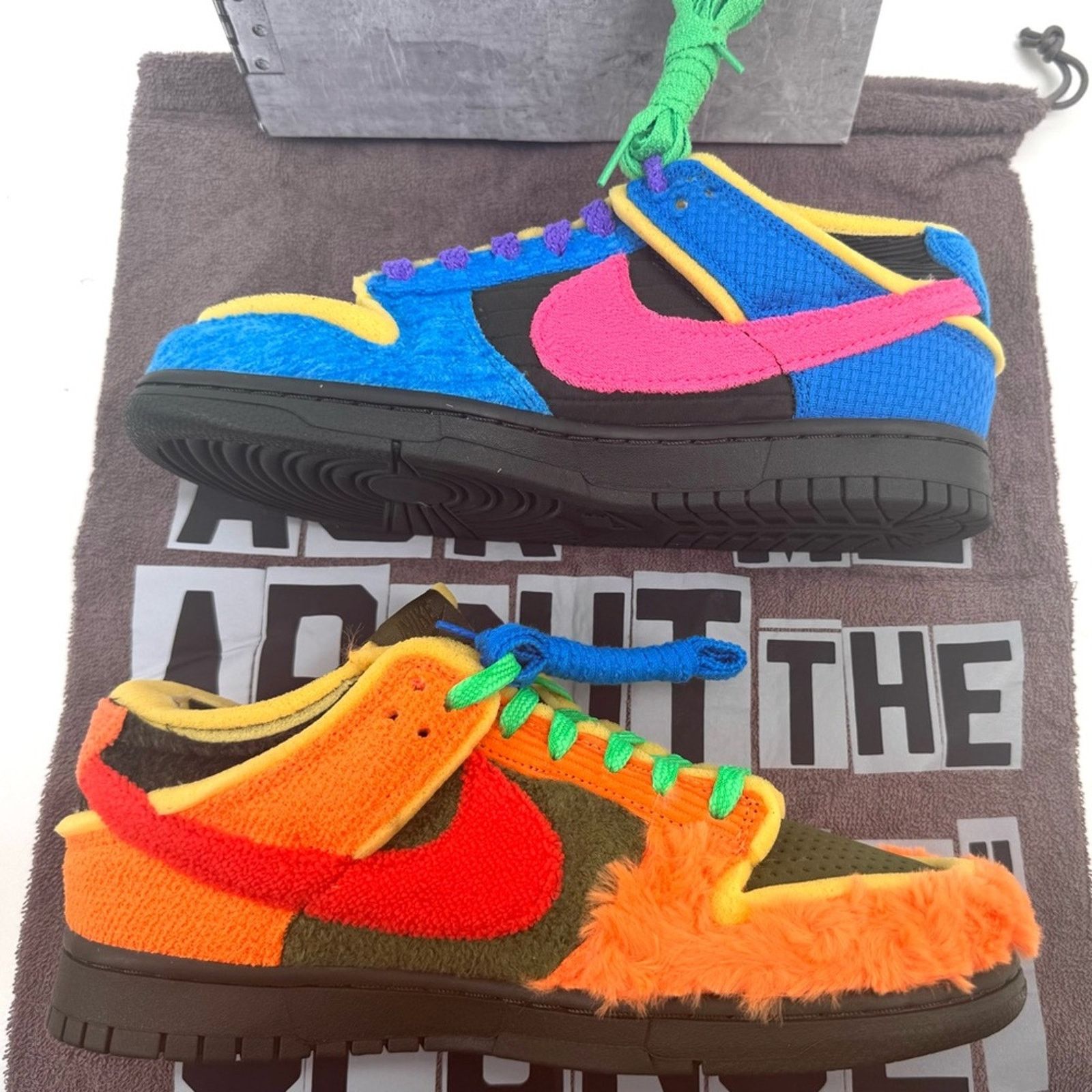 Nike NIKE CPFM SWAMP SPONGE DUNKPHOTO BLUE/DIGITAL PINK M 8.5 Size US 8.5 / EU 41-42 - 4 Thumbnail
