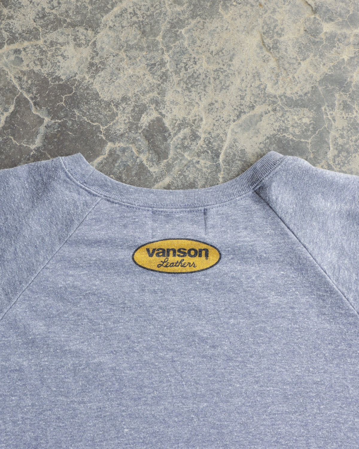 Vanson Leathers Modern Vanson Leather Japanese Archive Star Grey Crewneck Size US L / EU 52-54 / 3 - 3 Thumbnail