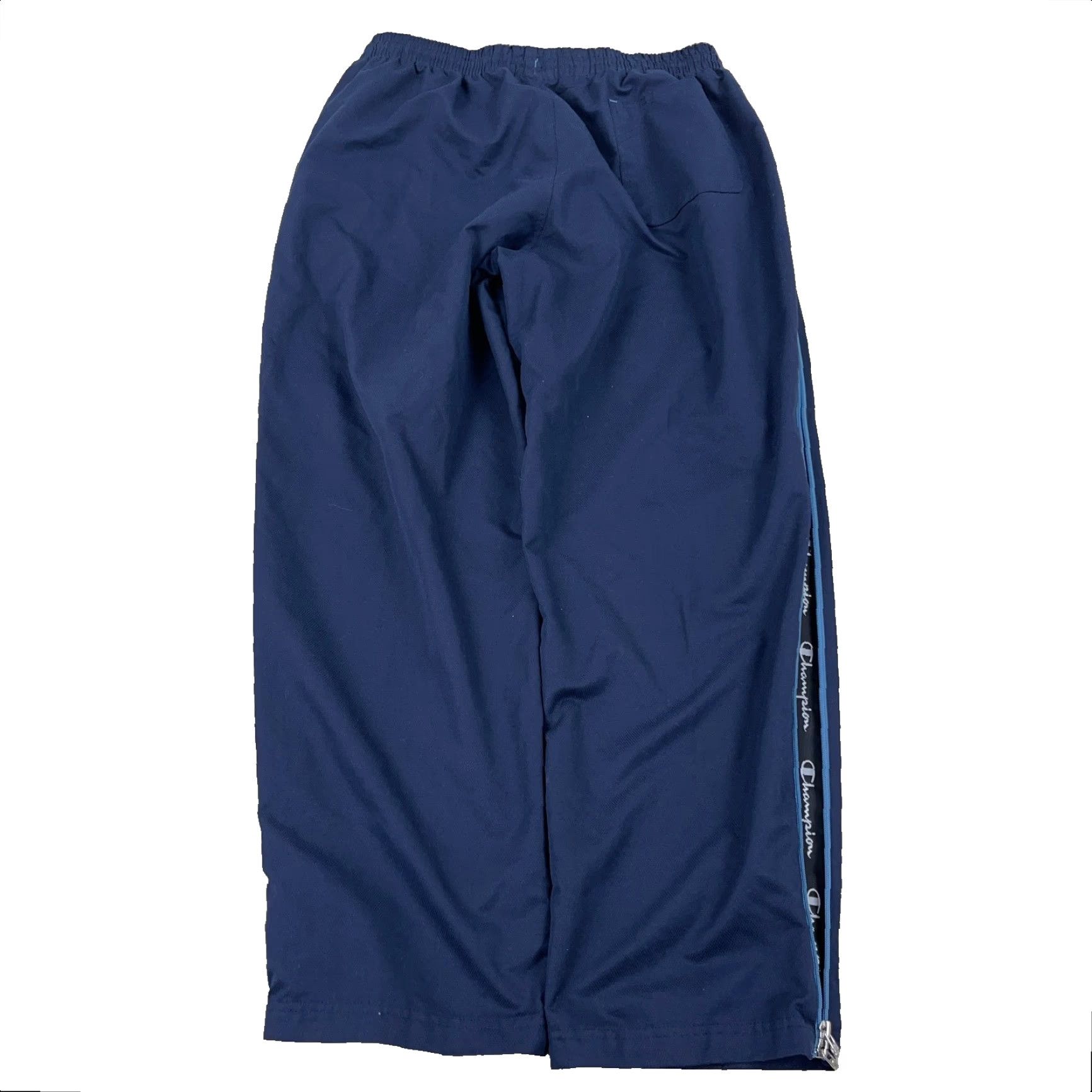 Champion Vintage Champion Pants Men XL Blue Windbreakers Track Suit Baggy Joggers Size 46R - 2 Thumbnail