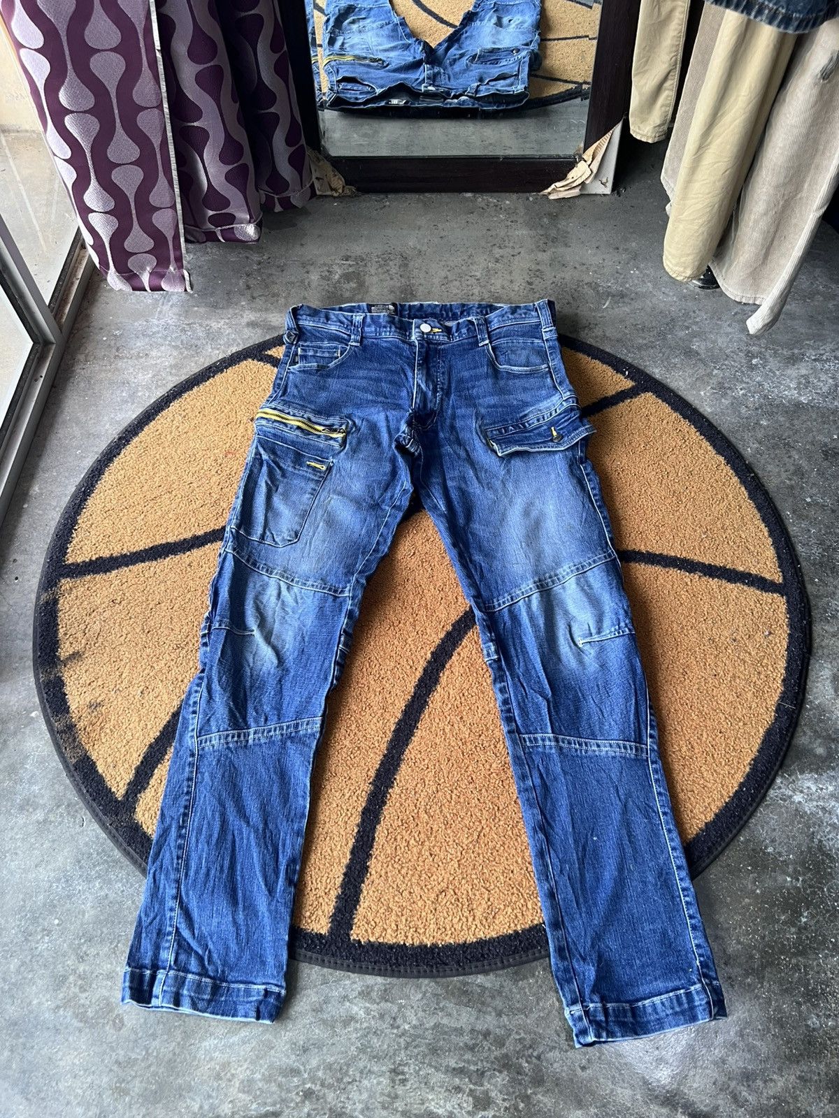 Other 🔥Toraichi Skinny Cargo Distressed Denim Size US 34 / EU 50 - 1 Thumbnail