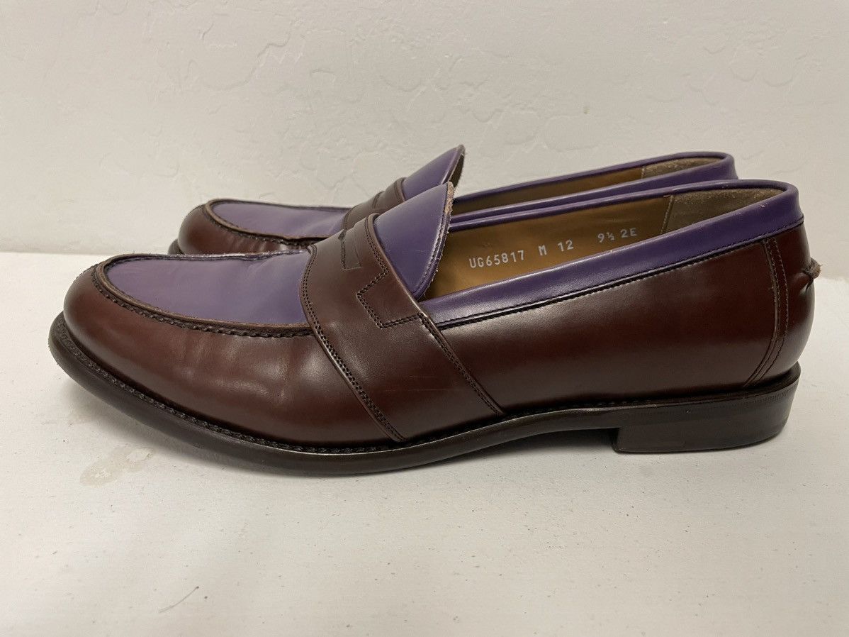 Salvatore Ferragamo Colorblock Penny Loafer Size US 9.5 / EU 42-43 - 4 Thumbnail