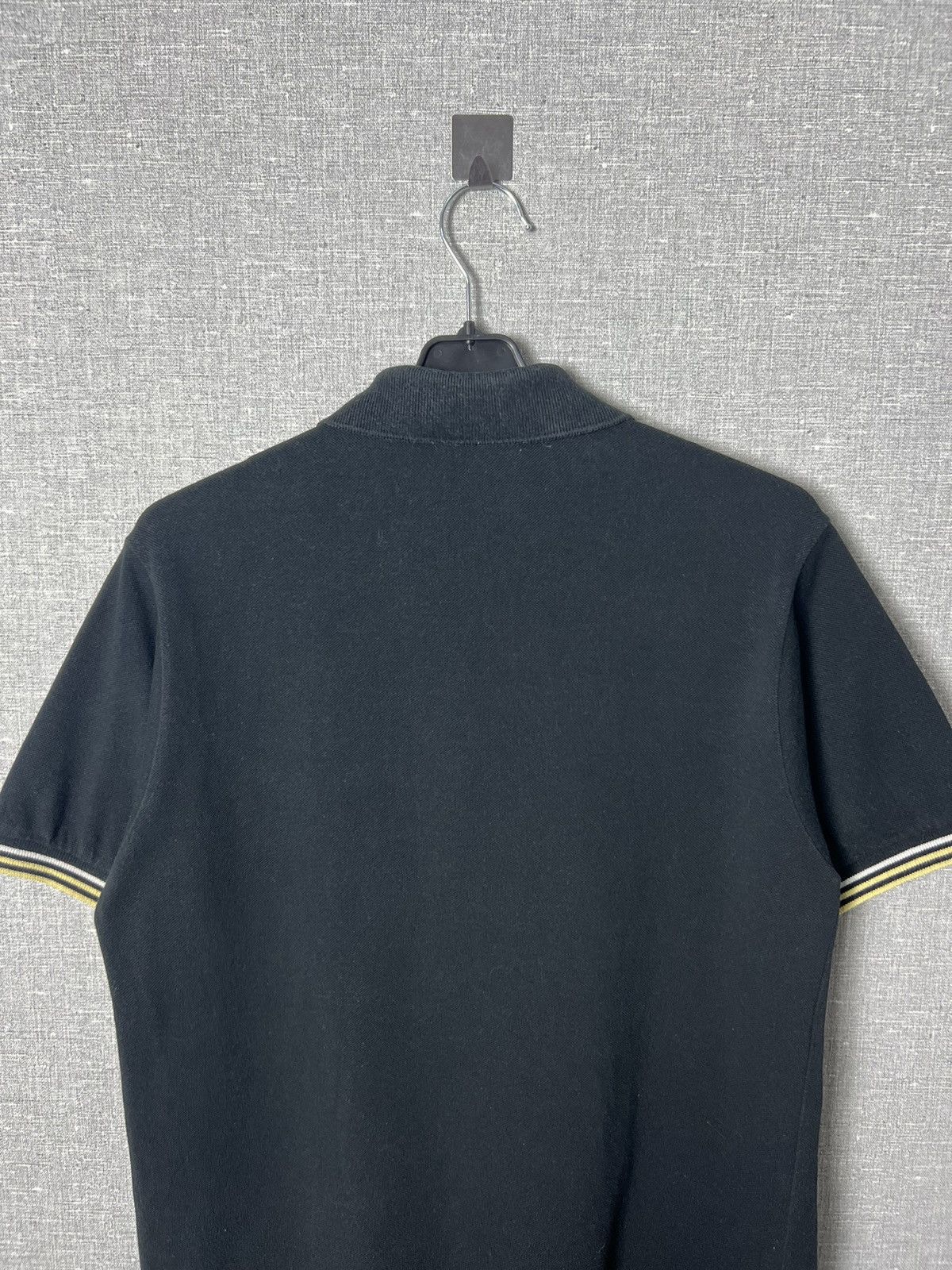 Lacoste Vintage Lacoste Large Exclusive Logo Black Polo Shirt Size US S / EU 44-46 / 1 - 11 Thumbnail