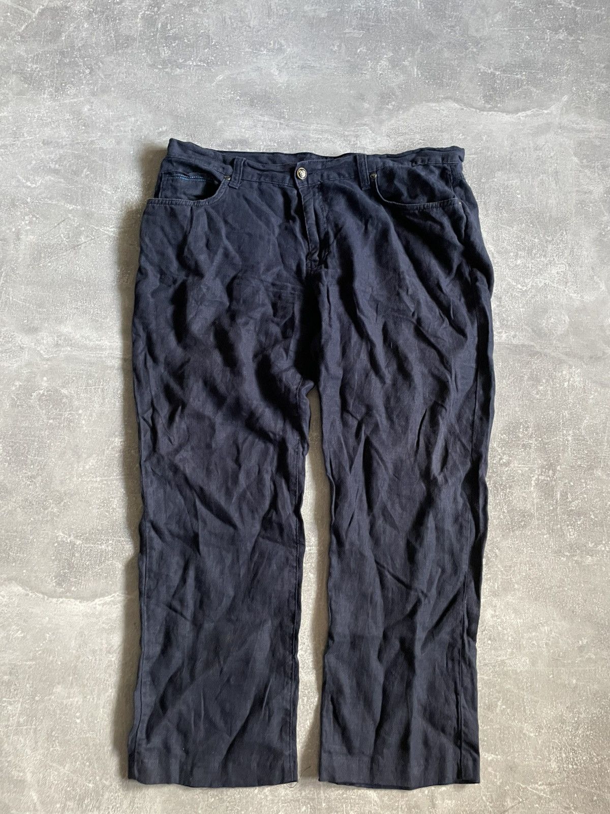 Zilli Zilli cotton Pants Italy old money luxury linen classic kito Size US 38 / EU 54 - 11 Thumbnail