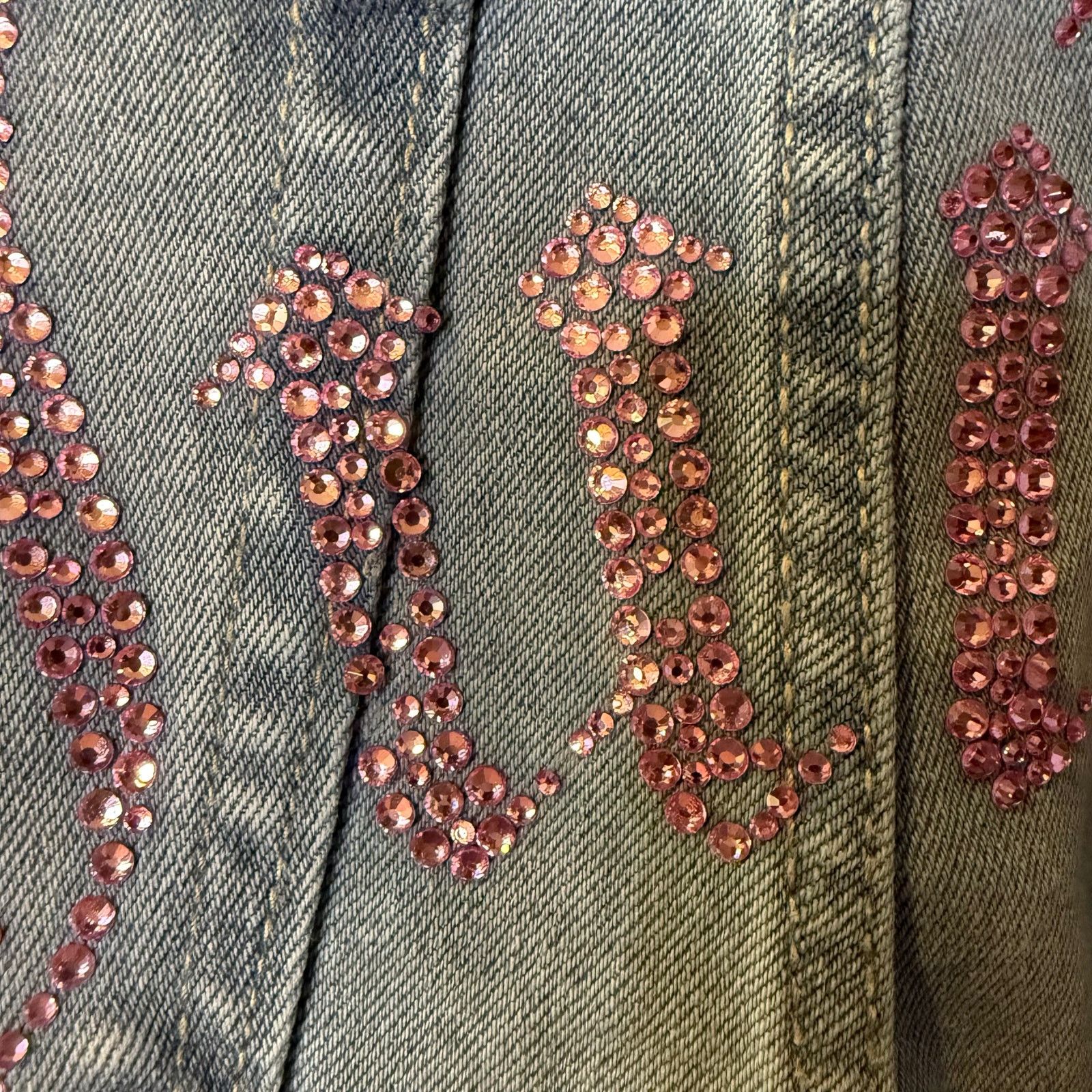 Juicy Couture Juicy Couture Women’s Wide Leg Embellished Jeans Size 7 Size 28" / US 6 / IT 42 - 5 Thumbnail