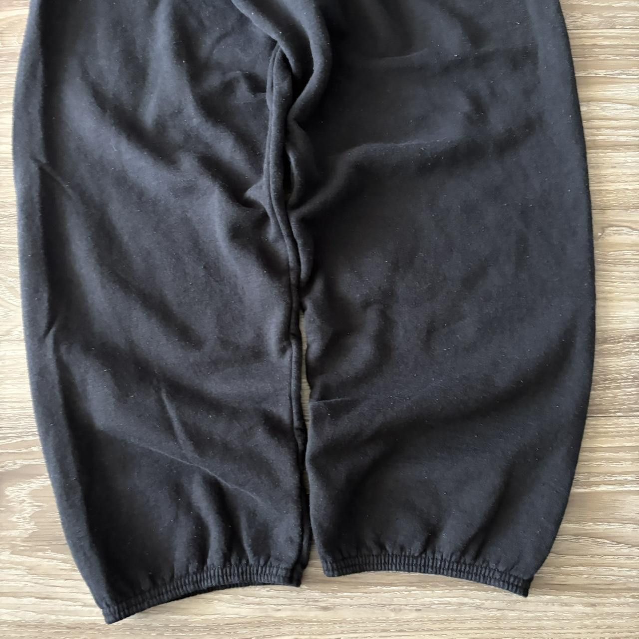 Japanese Brand Crazy Vintage Y2K/2000s Black Essential Sweatpants! Fits M Size US 32 / EU 48 - 5 Thumbnail