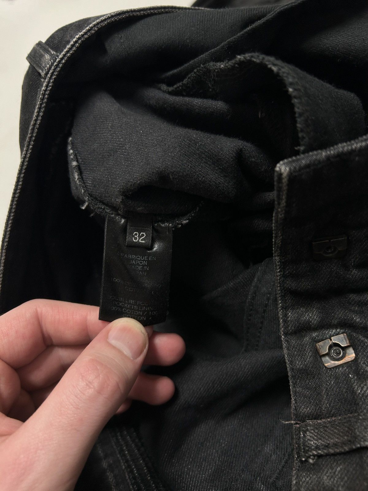 Balmain SS2014 Banana Cut Waxed Denim Size US 32 / EU 48 - 14 Thumbnail