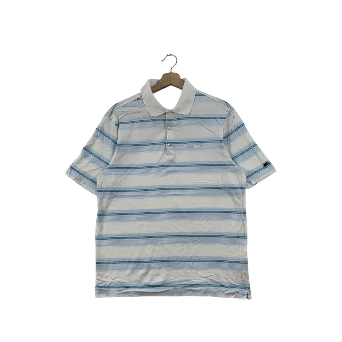 Nike Vintage NIKE TIGER WOODS COLLECTION Golf Polo Tee Shirt Size US M / EU 48-50 / 2 - 1 Thumbnail