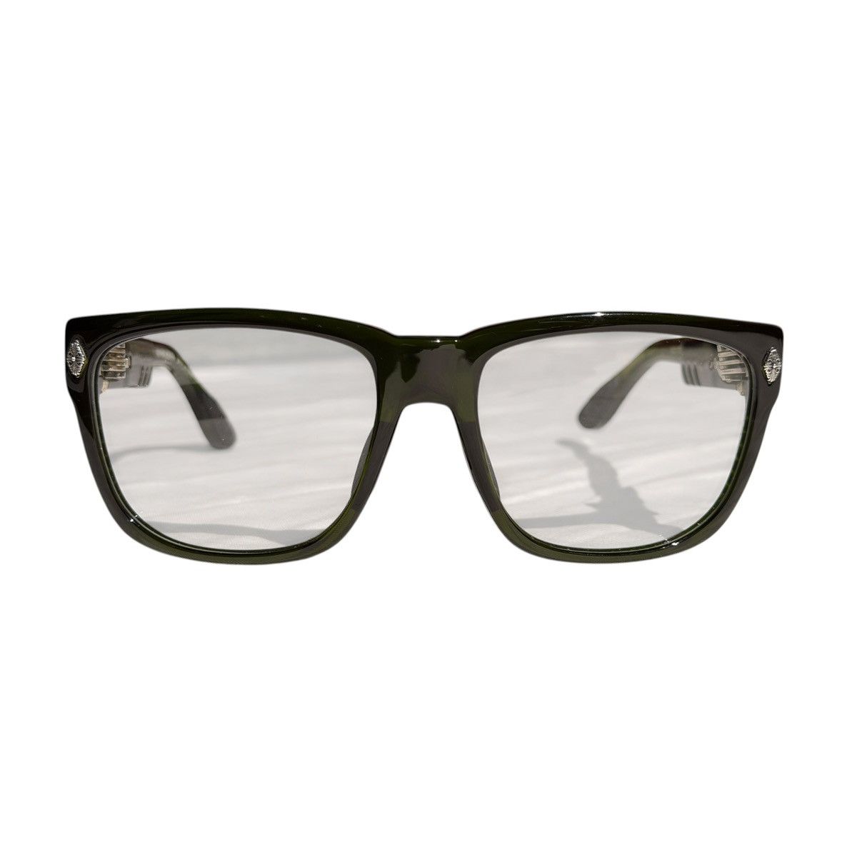 Chrome Hearts Disco stick green sunglasses clear frame Size ONE SIZE - 4 Thumbnail