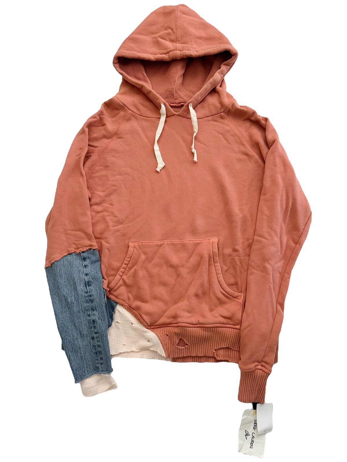 Greg Lauren Sz2 Coral Fragment Hybrid Hoodie Size US M / EU 48-50 / 2 - 3 Thumbnail